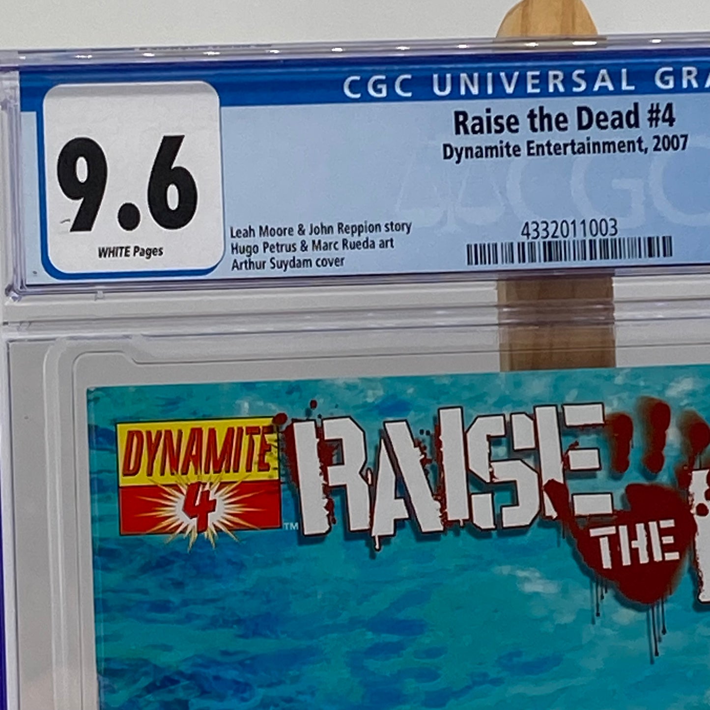 Raise The Dead #4 Graded 9.6 CGC Comic Book Nirvana Cover Dynamite Comics