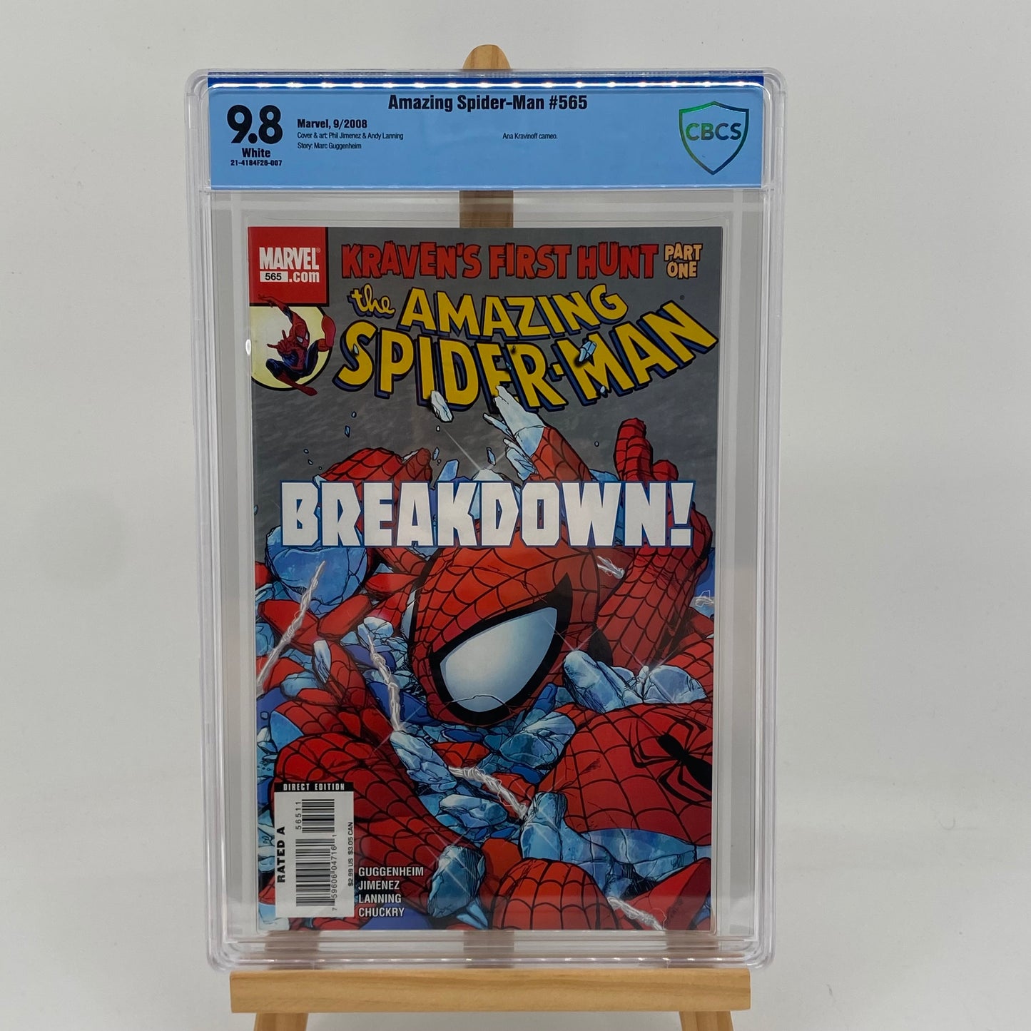 Amazing Spider-Man #565 Graded 9.8 Comic Book CBCS Marvel Comics Ana Kravinoff