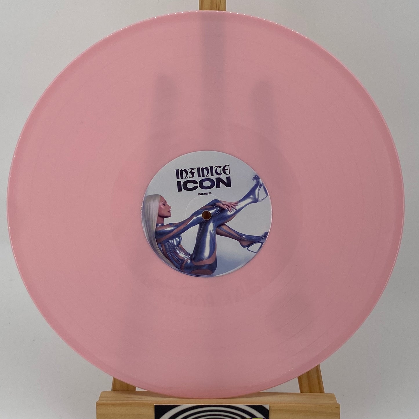 SIGNED Paris Hilton Infinite Icon Baby Pink Vinyl LP Autopenned Repo Opera