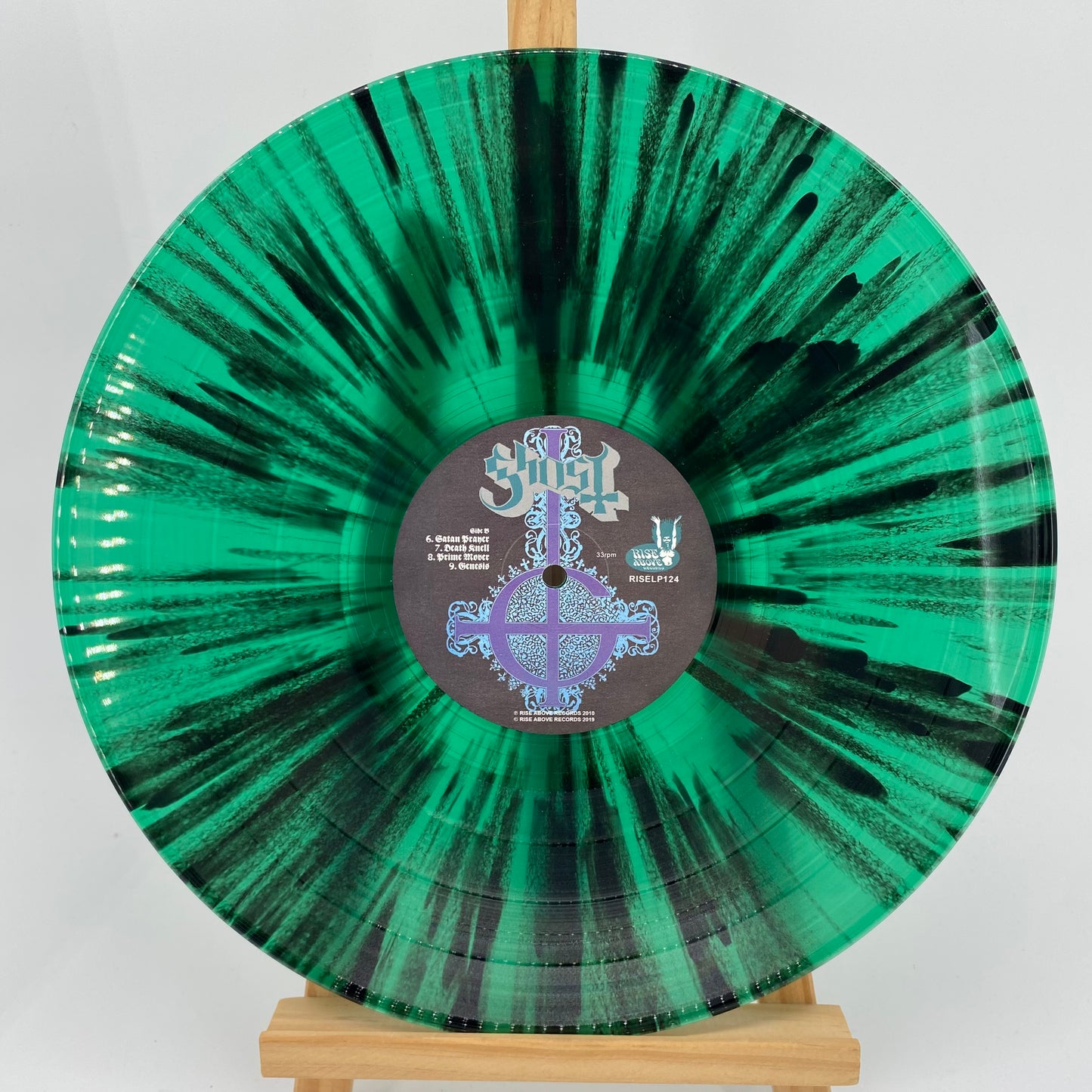 Ghost: Opvs Opus Eponymous Green & Black Splatter LP Gatefold Vinyl Record Rise Above
