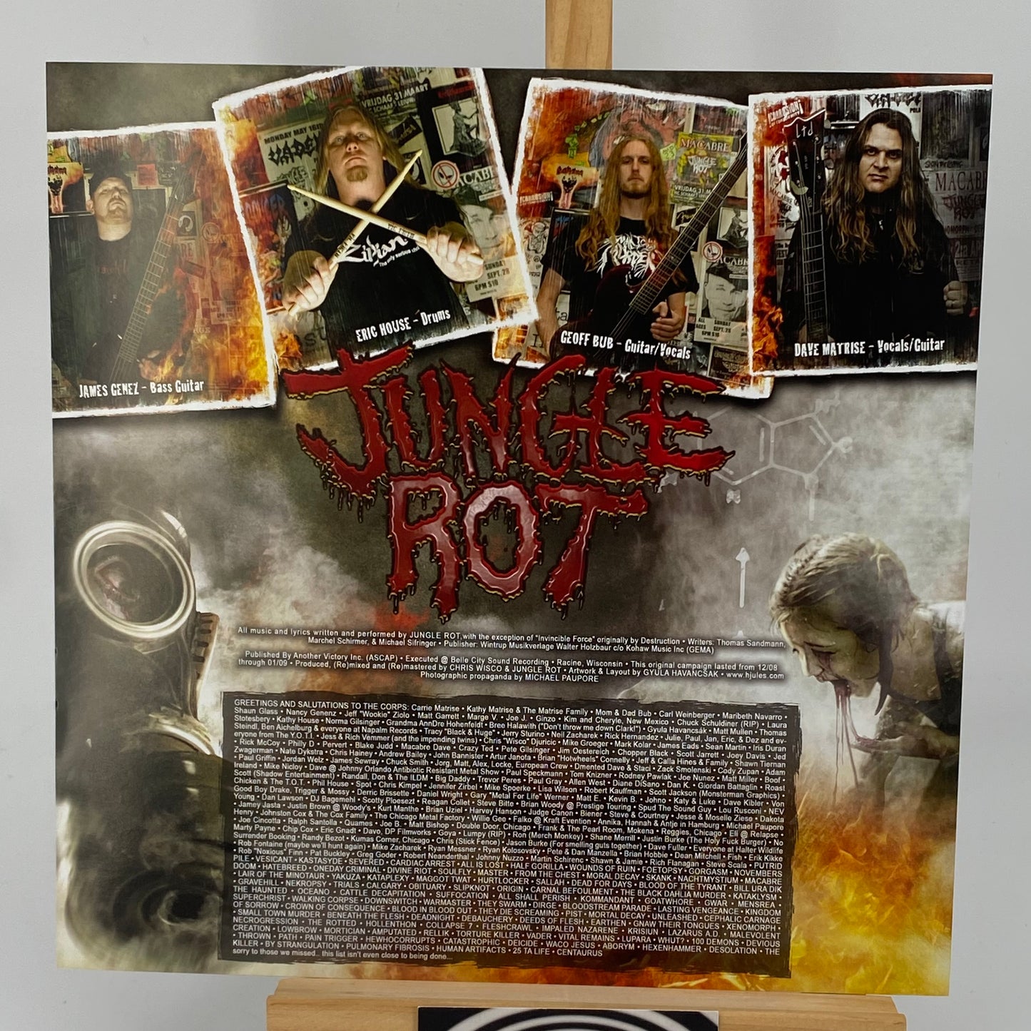 Jungle Rot: What Horrors Await Vinyl Record (Record Store Day Yellow Opaque)