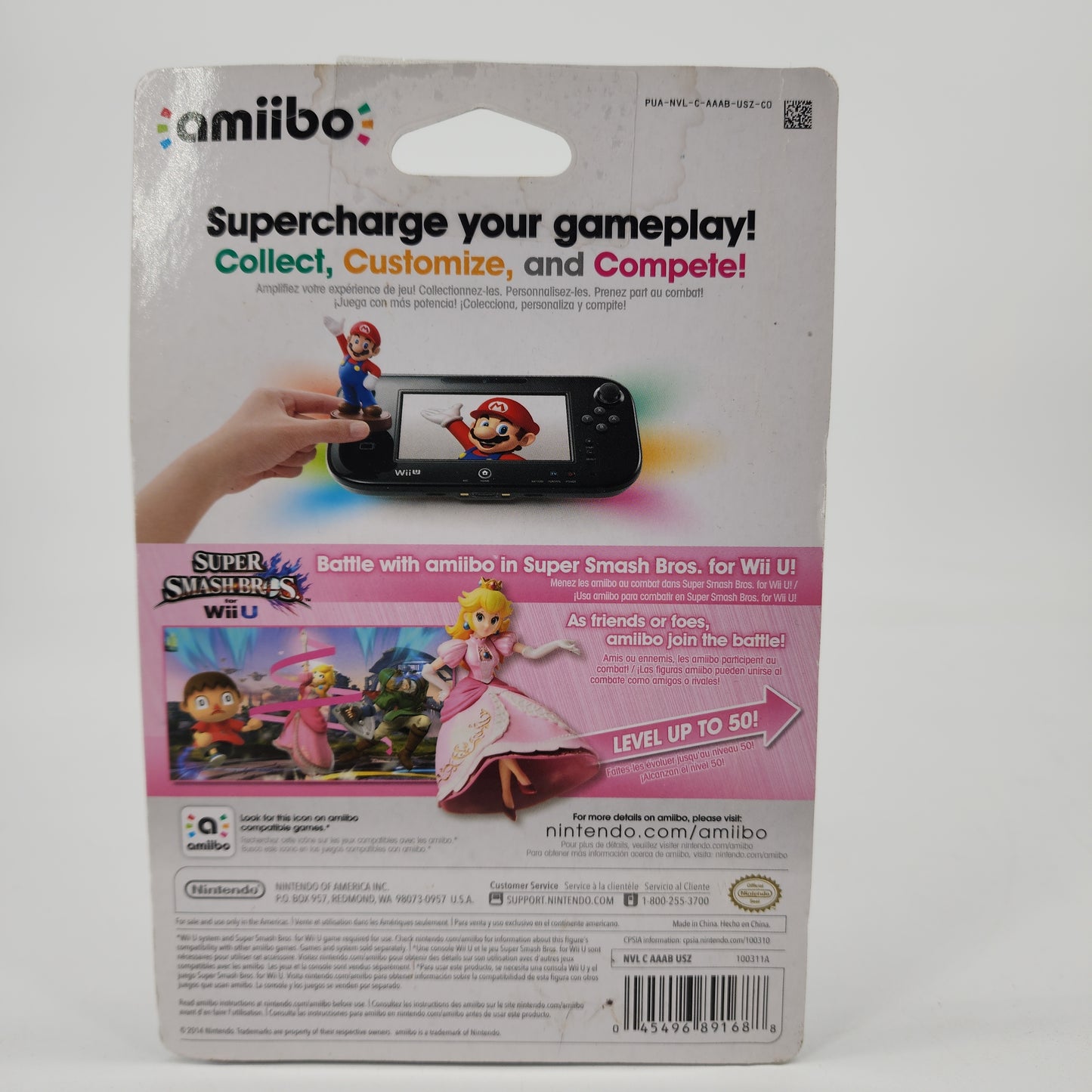 Peach Super Smash Bros AMIIBO Nintendo Switch