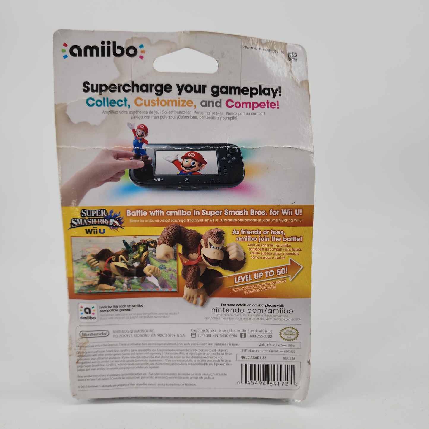 Donkey Kong Super Smash Bros AMIIBO Nintendo Switch