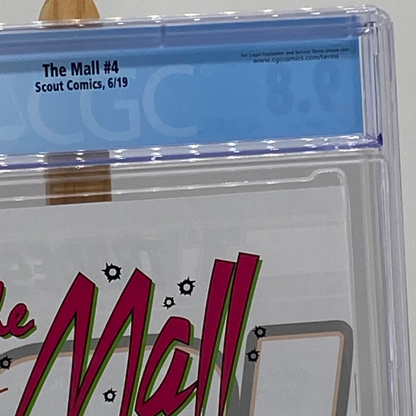 The Mall #4 Graded 9.8 CGC Comic Book Scout Comics