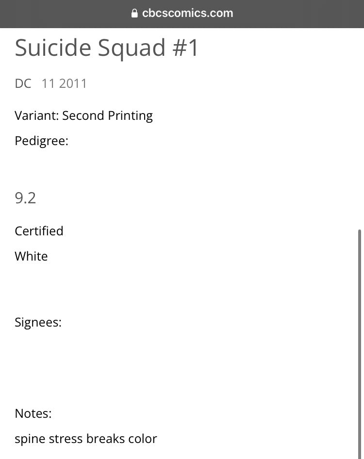 Suicide Squad #1 Graded 9.2 Comic Book CBCS Harley Quinn 1st App Voltaic DC
