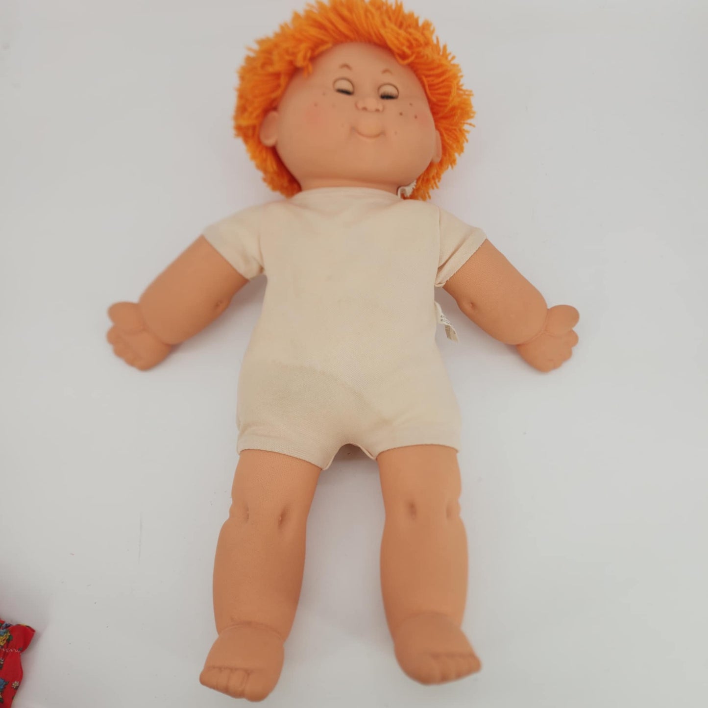 My Dream Baby B. B. Vintage 1980s Yarn, Star Eyes, Freckles, Blinking Eyes Doll