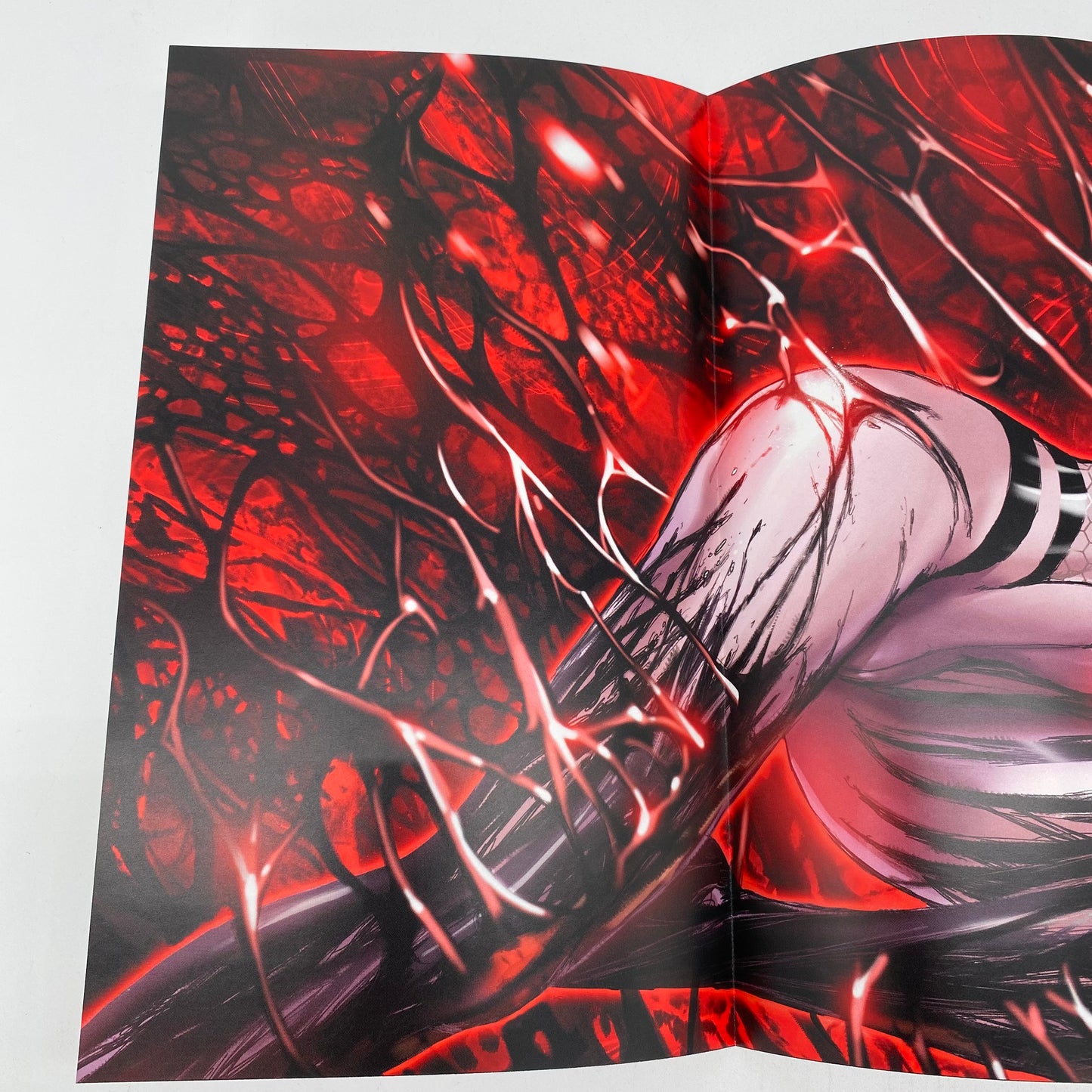 White Widow 10" x 18" Poster #2 Kickstarter Exclusive NEW Comic Book Trifold