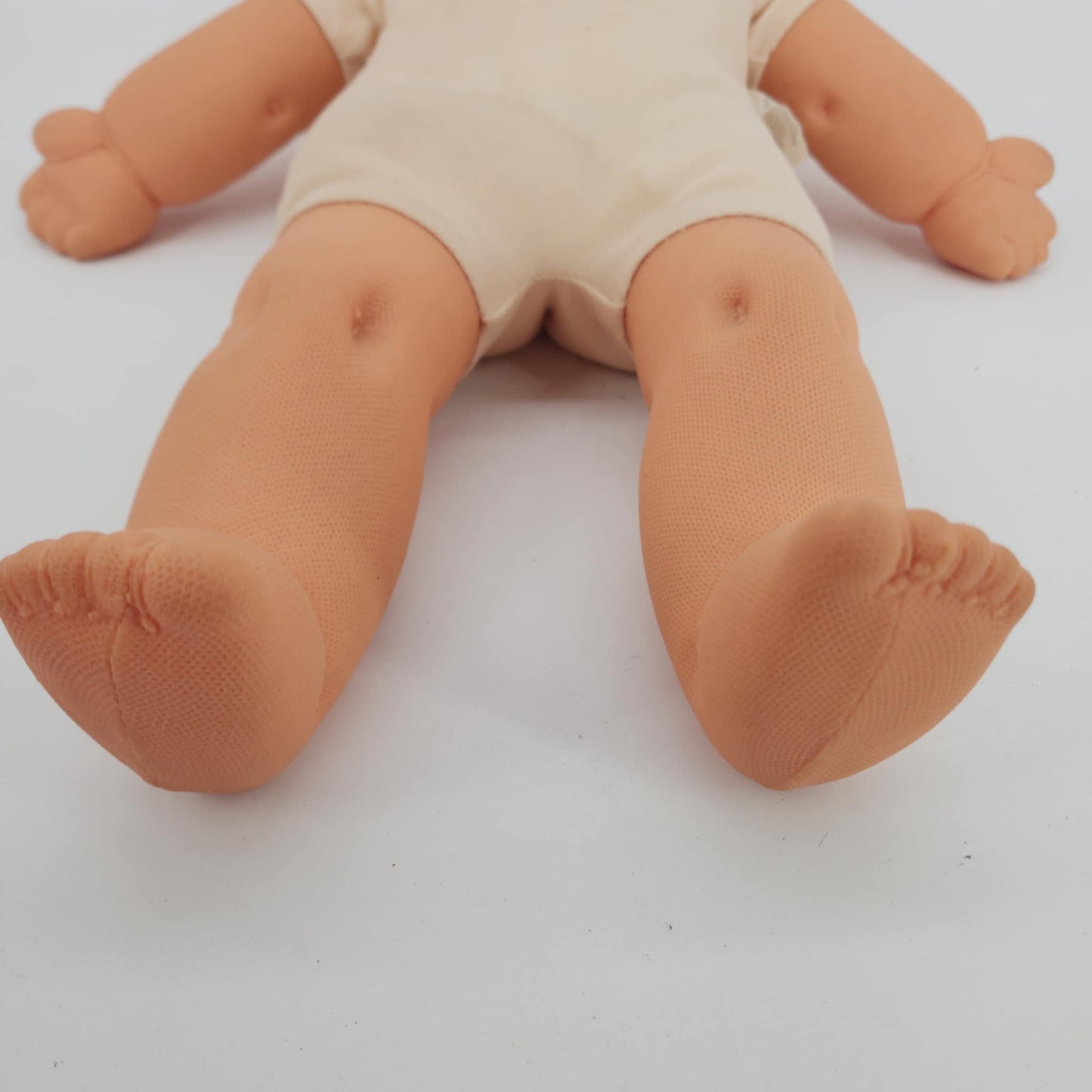 My Dream Baby B. B. Vintage 1980s Yarn, Star Eyes, Freckles, Blinking Eyes Doll