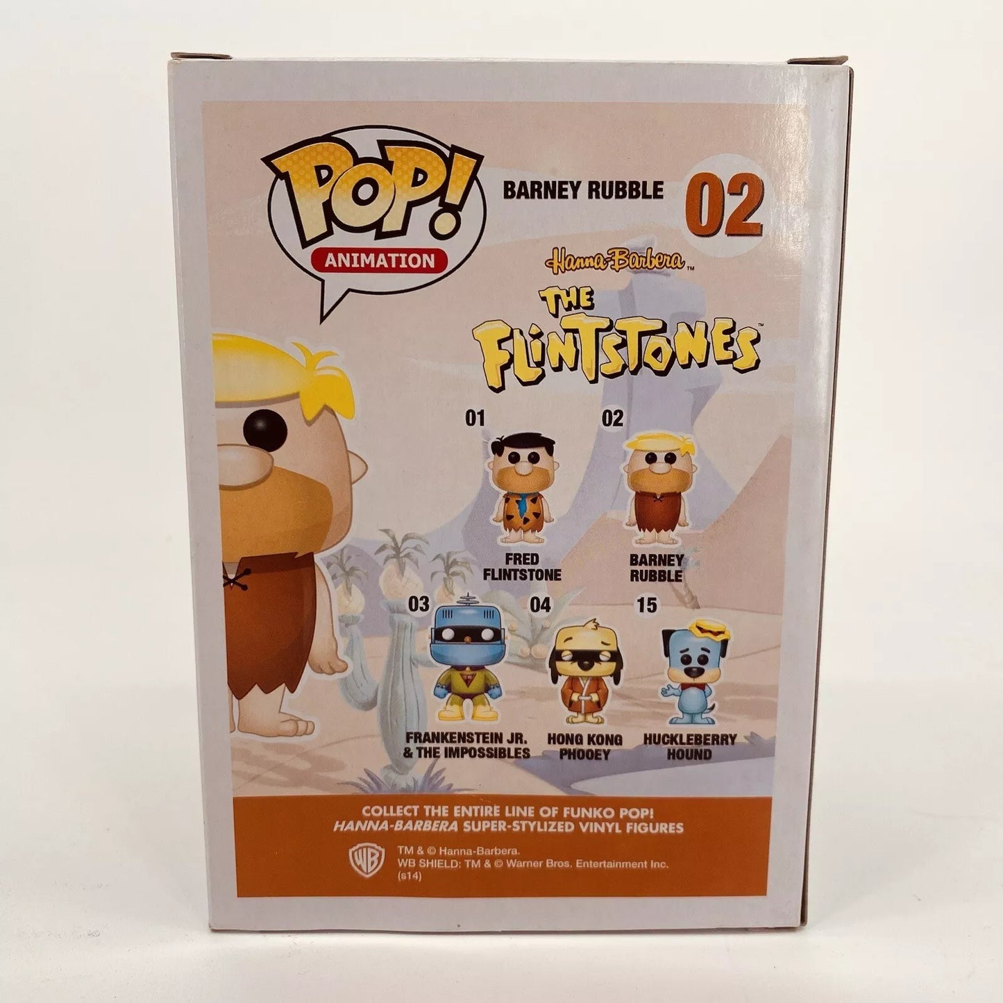 Barney Rubble (Damaged Box) #02 Funko POP! Animation The Flintstones w/Protector