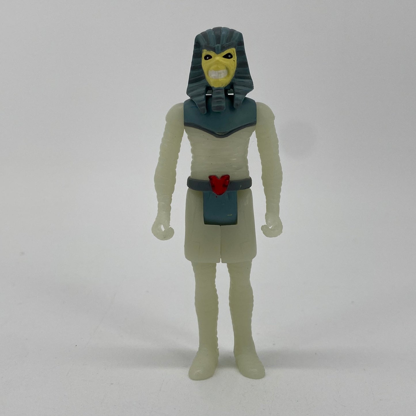 Iron Maiden: Powerslave Pharaoh PROTOTYPE Eddie Glow Super7 ReAction Exclusive