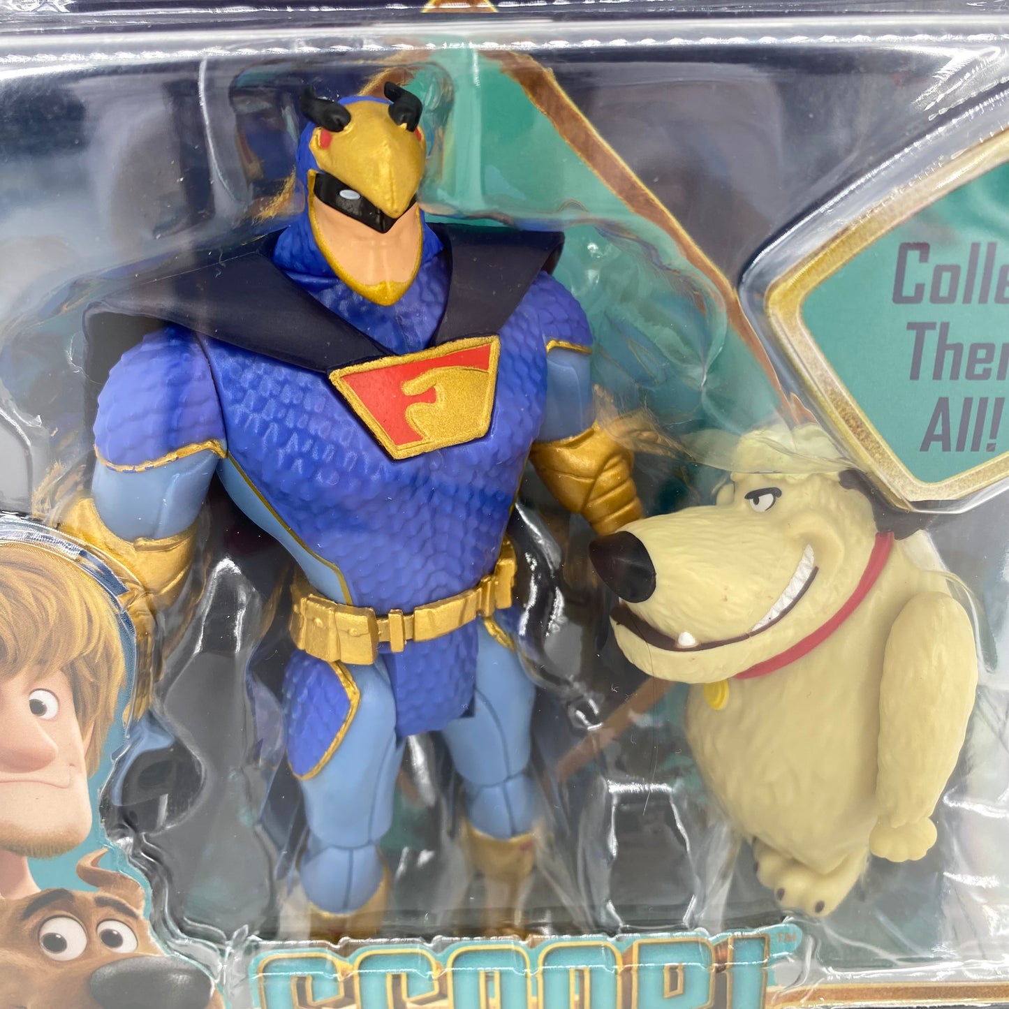 Scoob! Blue Falcon and Muttley Figures SCOOBY-DOO ERROR CARD!