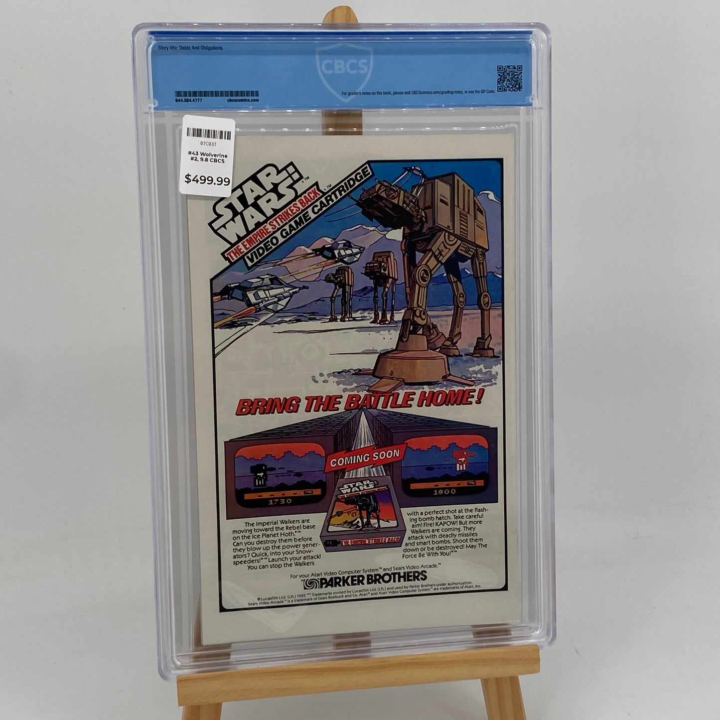 Wolverine #2 Graded 9.8 Comic Book CBCS Marvel Comics 1982 Yukio