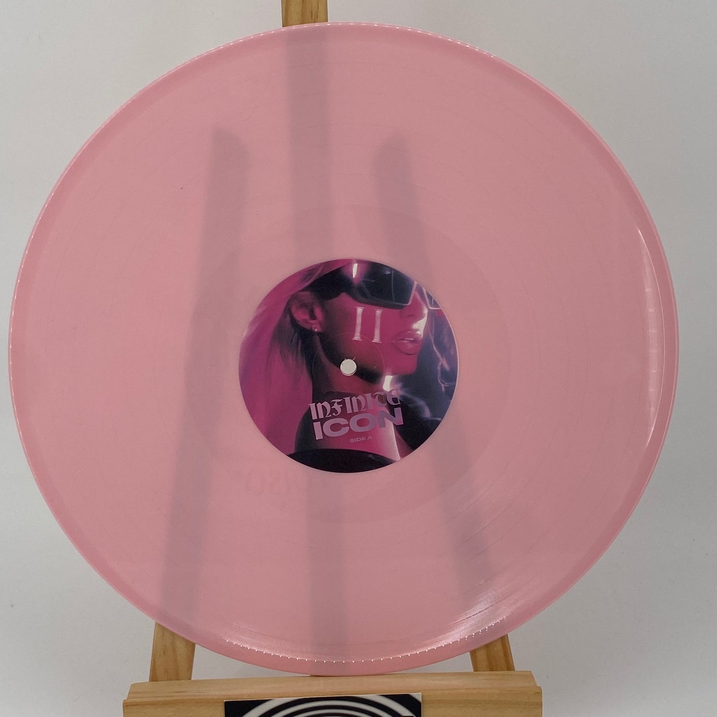 SIGNED Paris Hilton Infinite Icon Baby Pink Vinyl LP Autopenned Repo Opera
