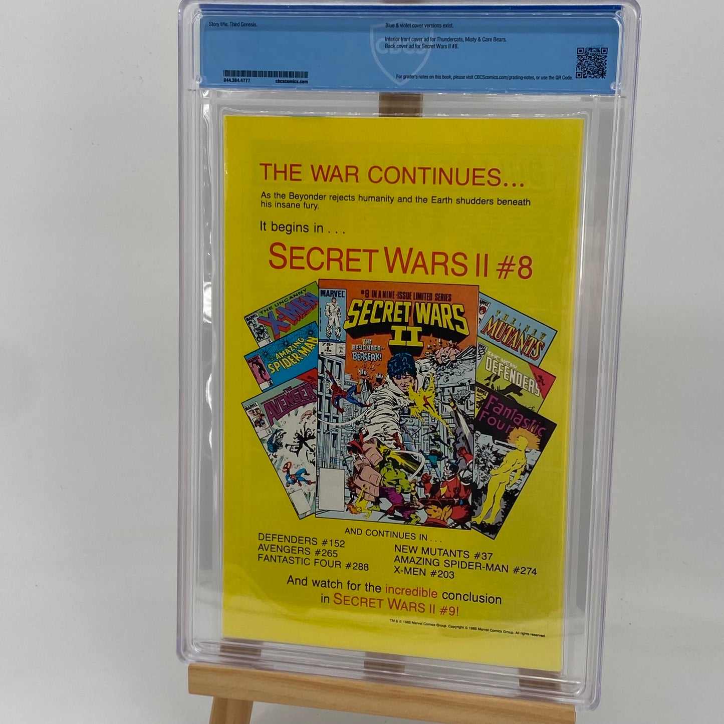 X-Factor #1 Graded 9.8 Comic Book CBCS Marvel Comics Baby Nathan Cable 1986
