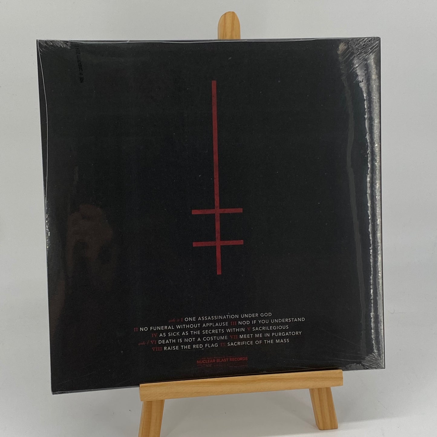 Marilyn Manson One Assassination Under God Tan Black Bone Red Vinyl Limited 1250