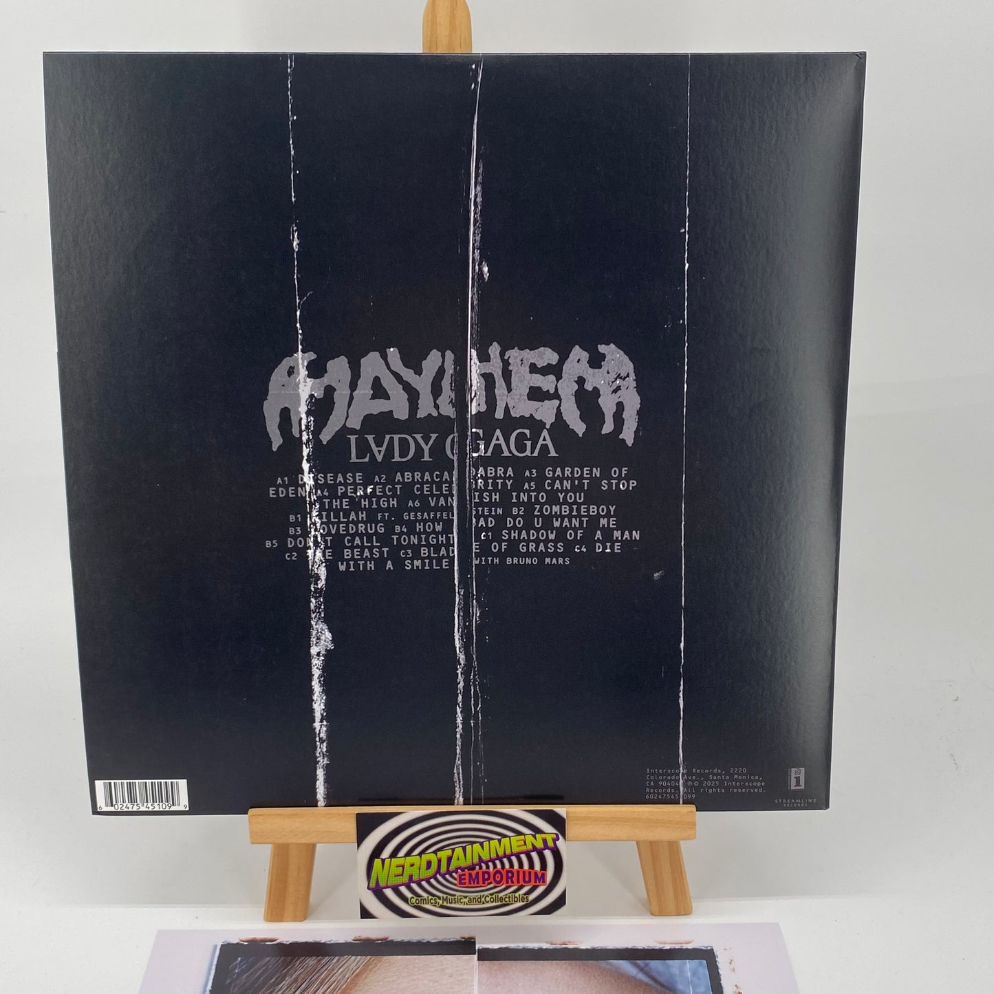Lady Gaga MAYHEM 146 180g LP with Exclusive Cover, Poster, Track, & Signed Card