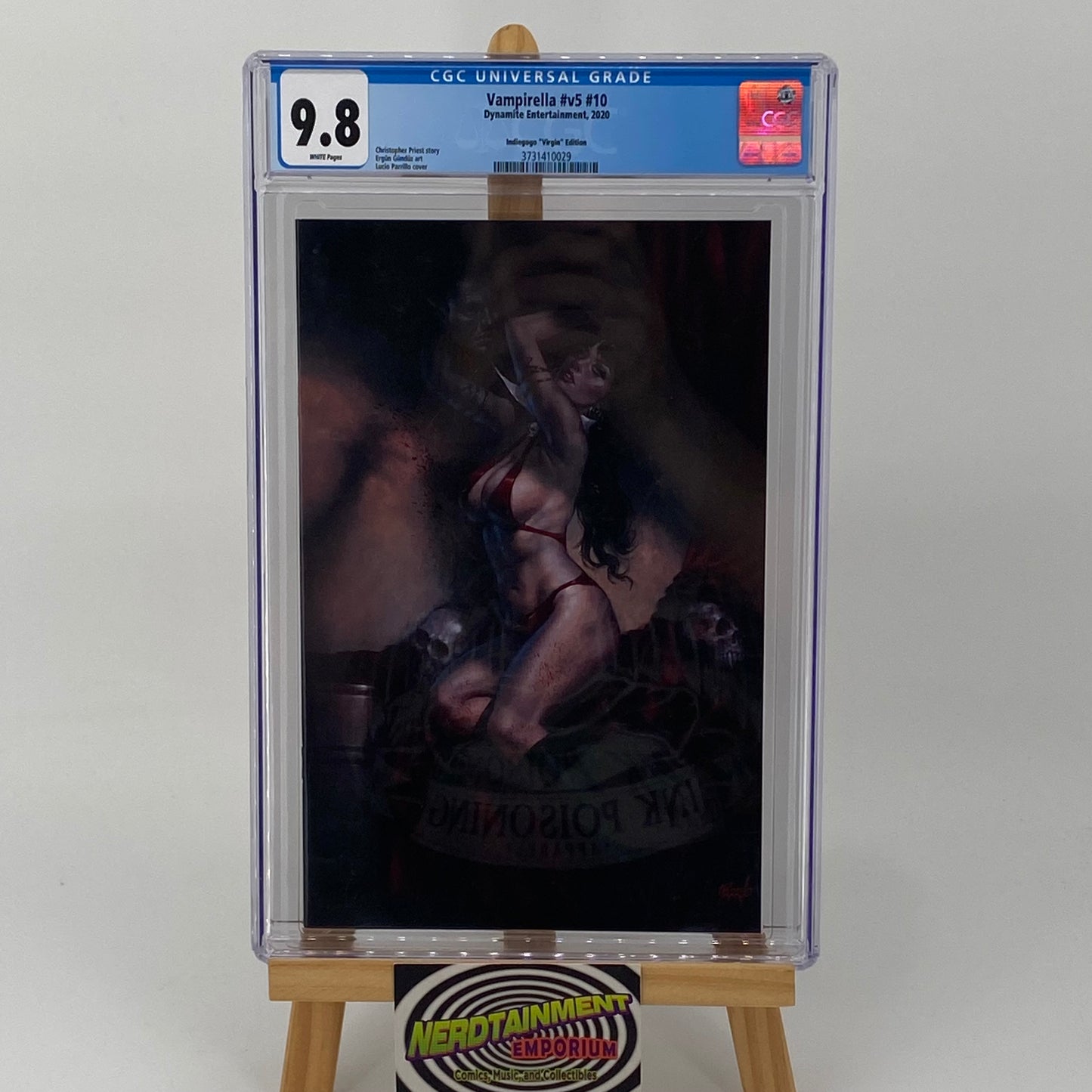 Vampirella #V5 #10 Graded 9.8 CGC Dynamite Comic Book Slab Virgin Cover (Copy)