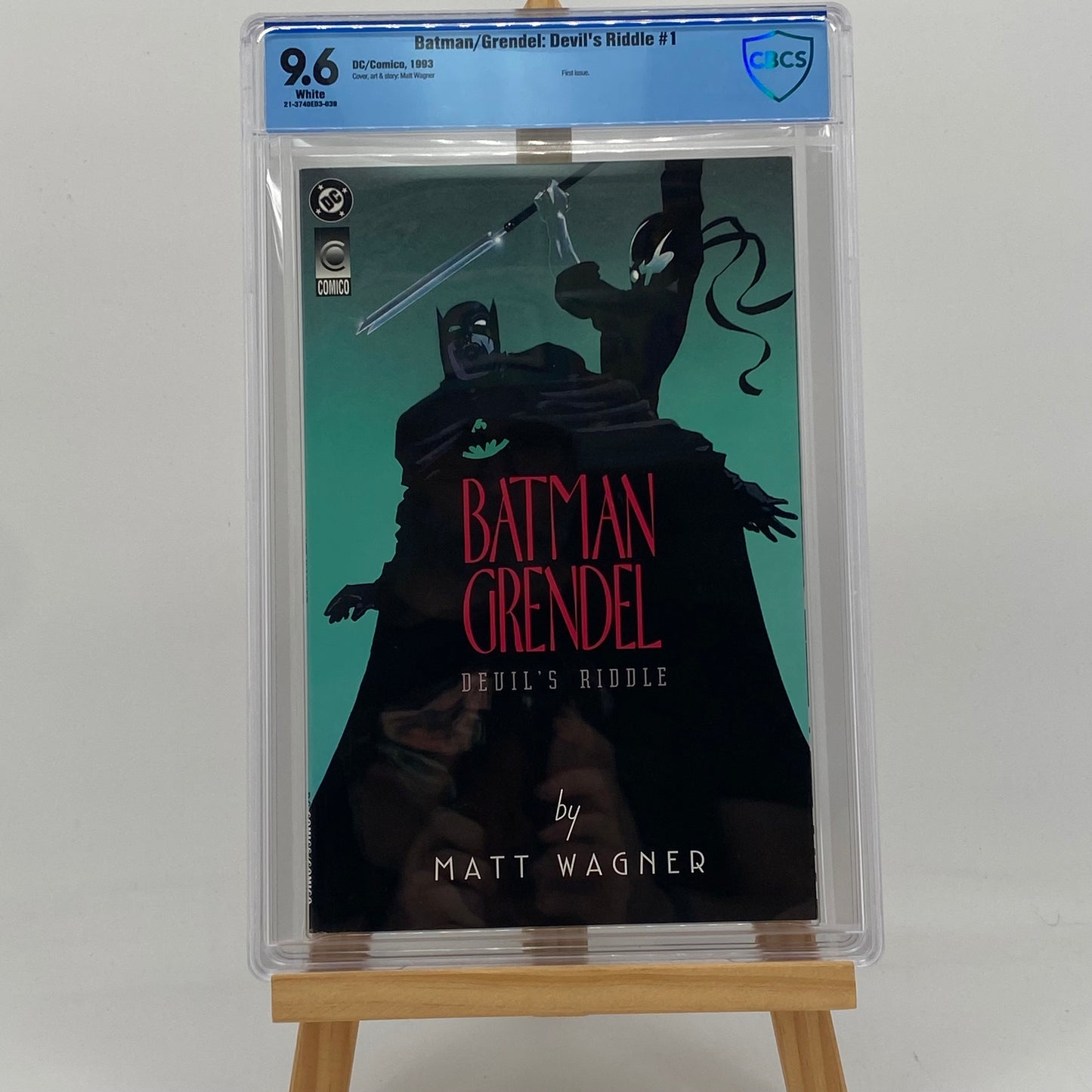 Batman / Grendel: Devil's Riddle #1 Graded 9.6 CBCS DC & Comico Comic Book 1993