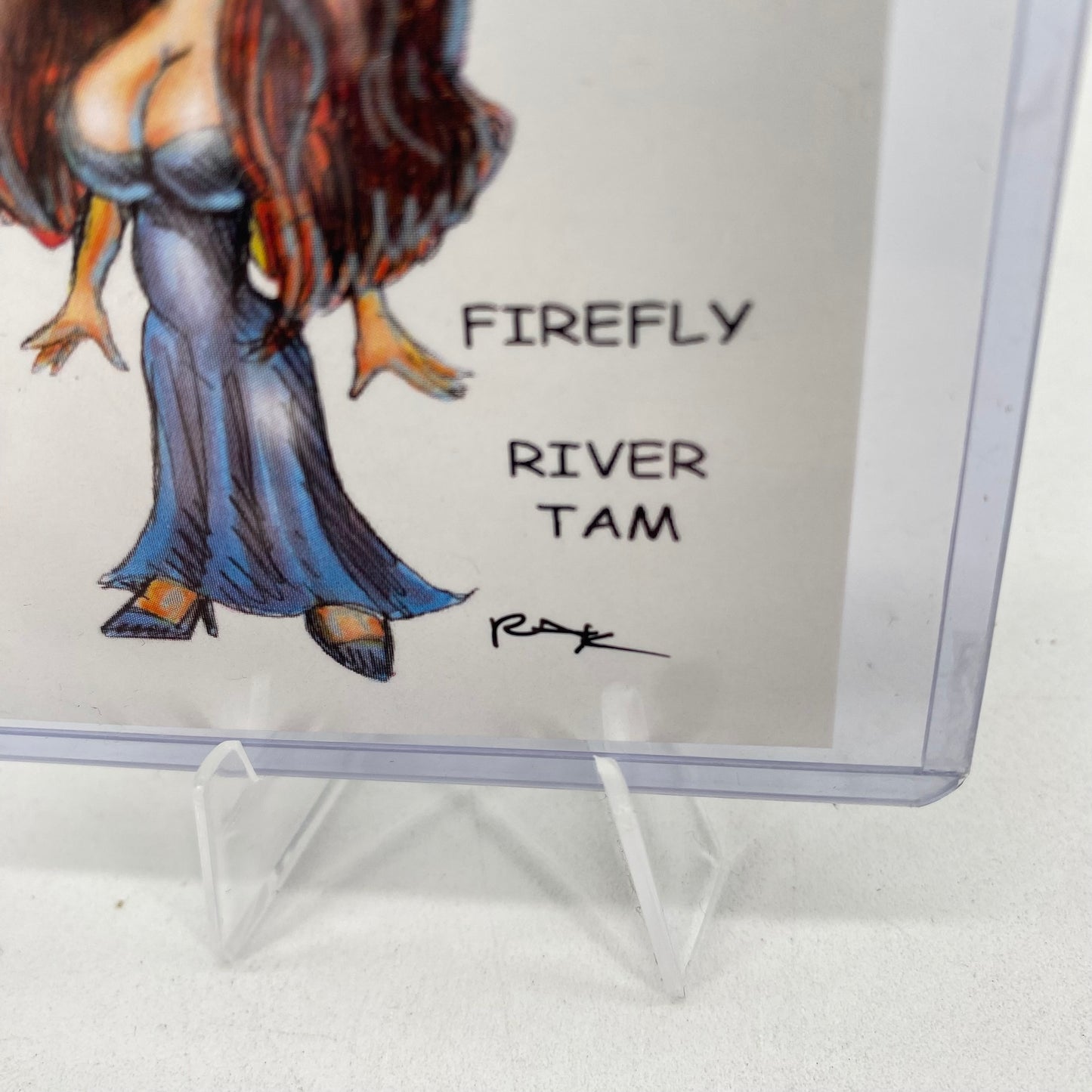 Firefly River Tam RAK Trading Art Card Signed By Artist Free Top Loader