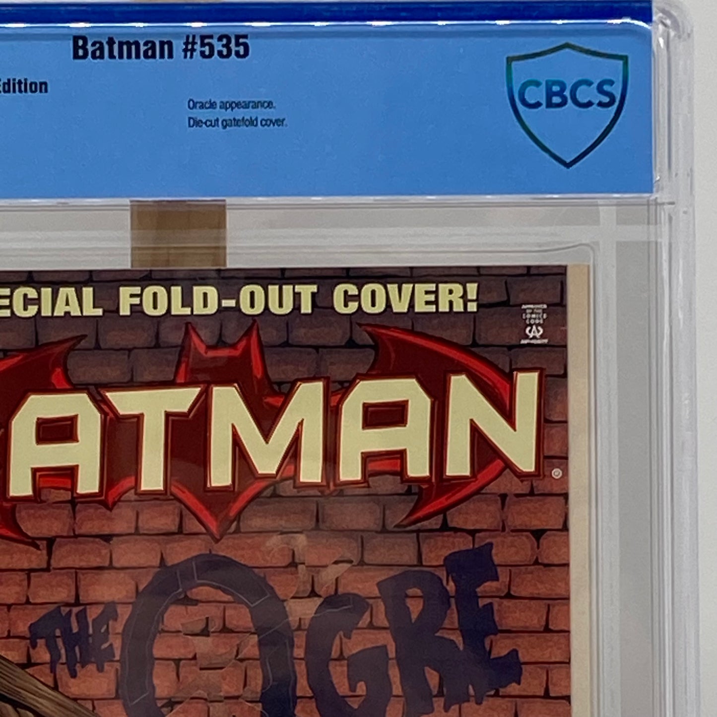 Batman #535 Graded 9.8 Comic Book CBCS Die Cut Cover DC Comics 1996