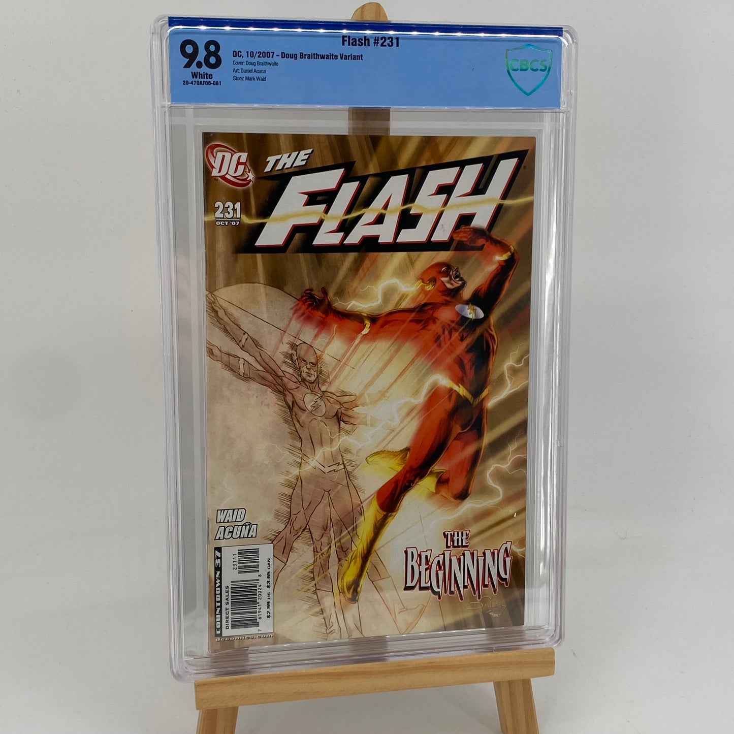 The Flash #231 Graded 9.8 Comic Book CBCS DC Comics Variant Cover 2007