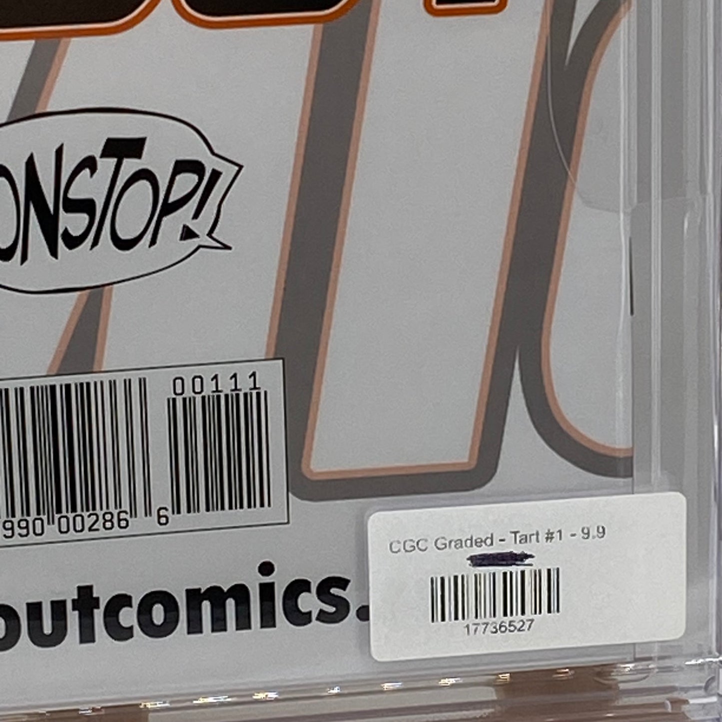 Tart #1 Graded 9.9 CGC Scout Comics Nonstop Exclusive Cover MINT