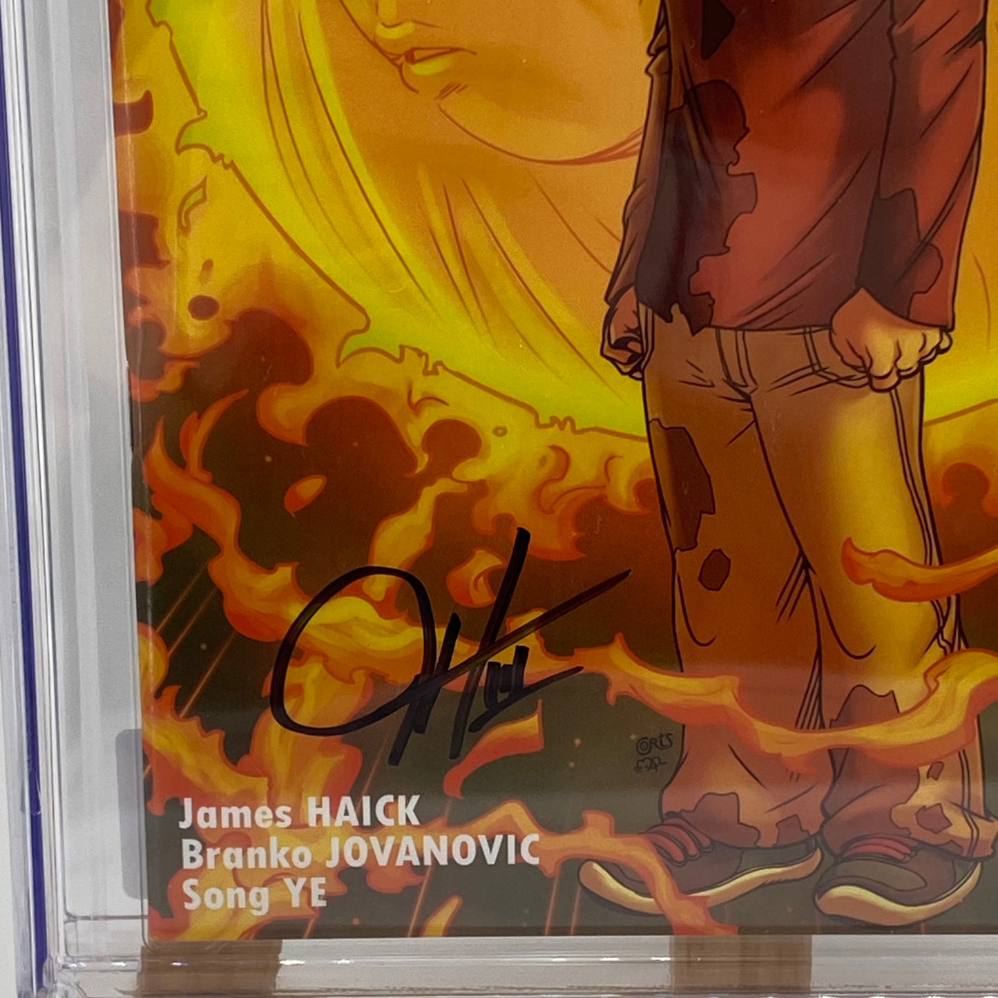 Solar Flare #1 Graded 9.8 CGC Comic Book Scout Comics SIGNED James Haick III