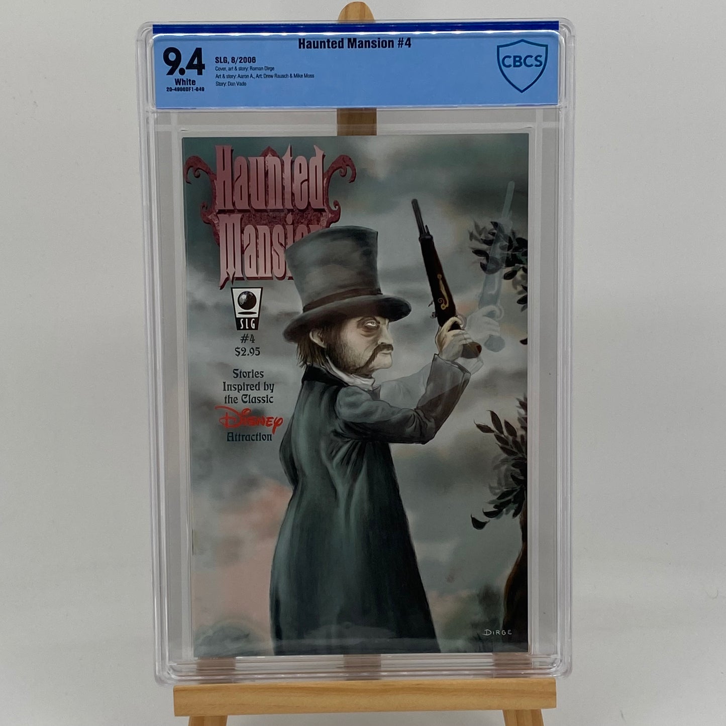 Haunted Mansion #4 Graded 9.4 Comic Book CBCS SLG Comics Disney
