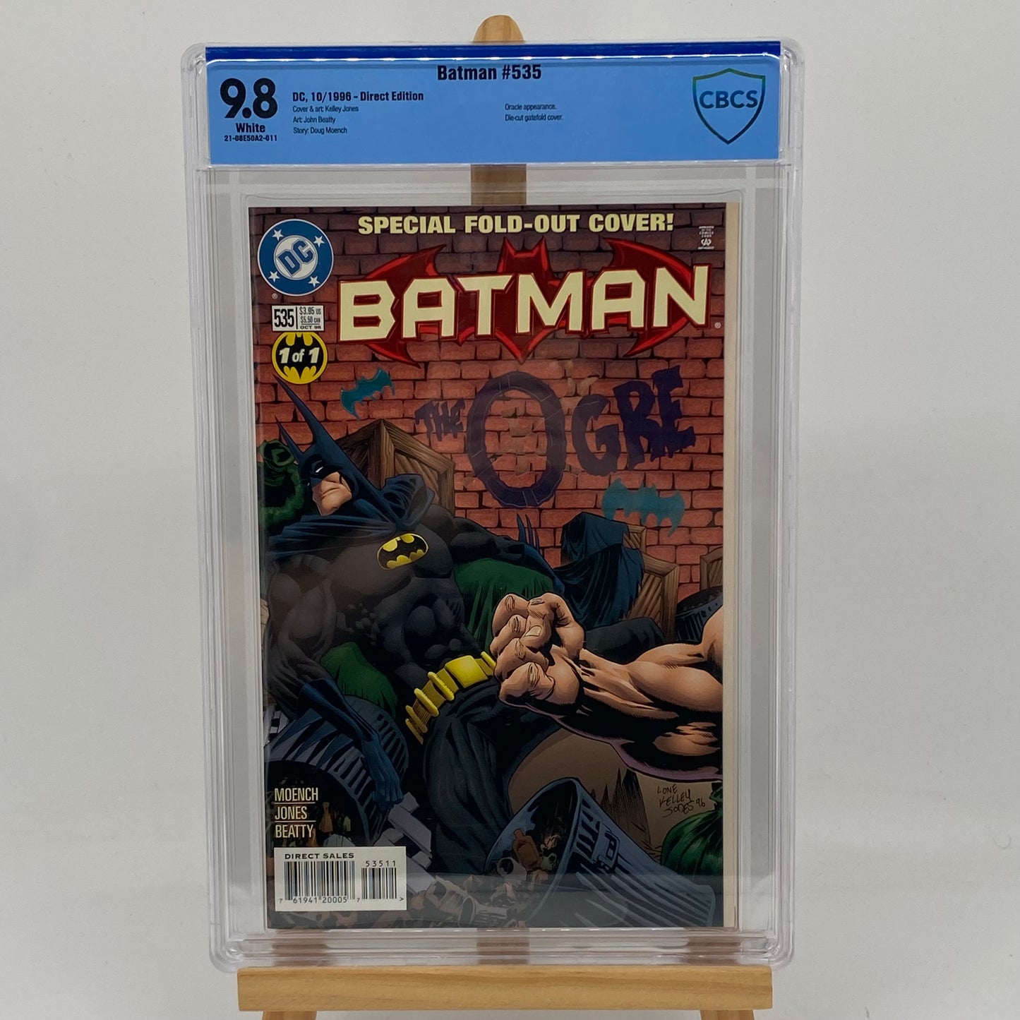 Batman #535 Graded 9.8 Comic Book CBCS Die Cut Cover DC Comics 1996
