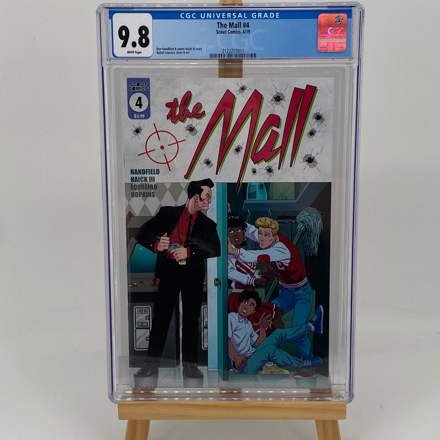 The Mall #4 Graded 9.8 CGC Comic Book Scout Comics