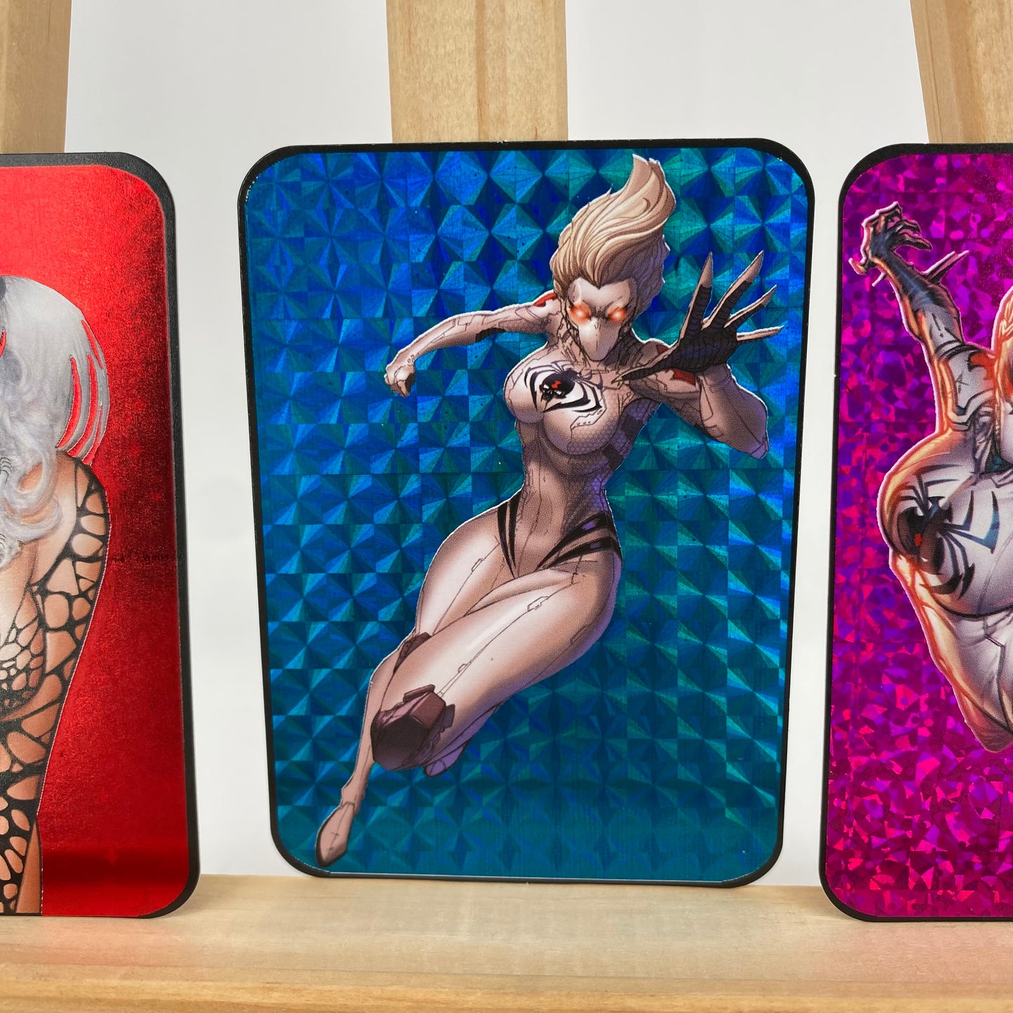 White Widow Collectible Foil Card Set of 3 Kickstarter Exclusive NEW Comic Book