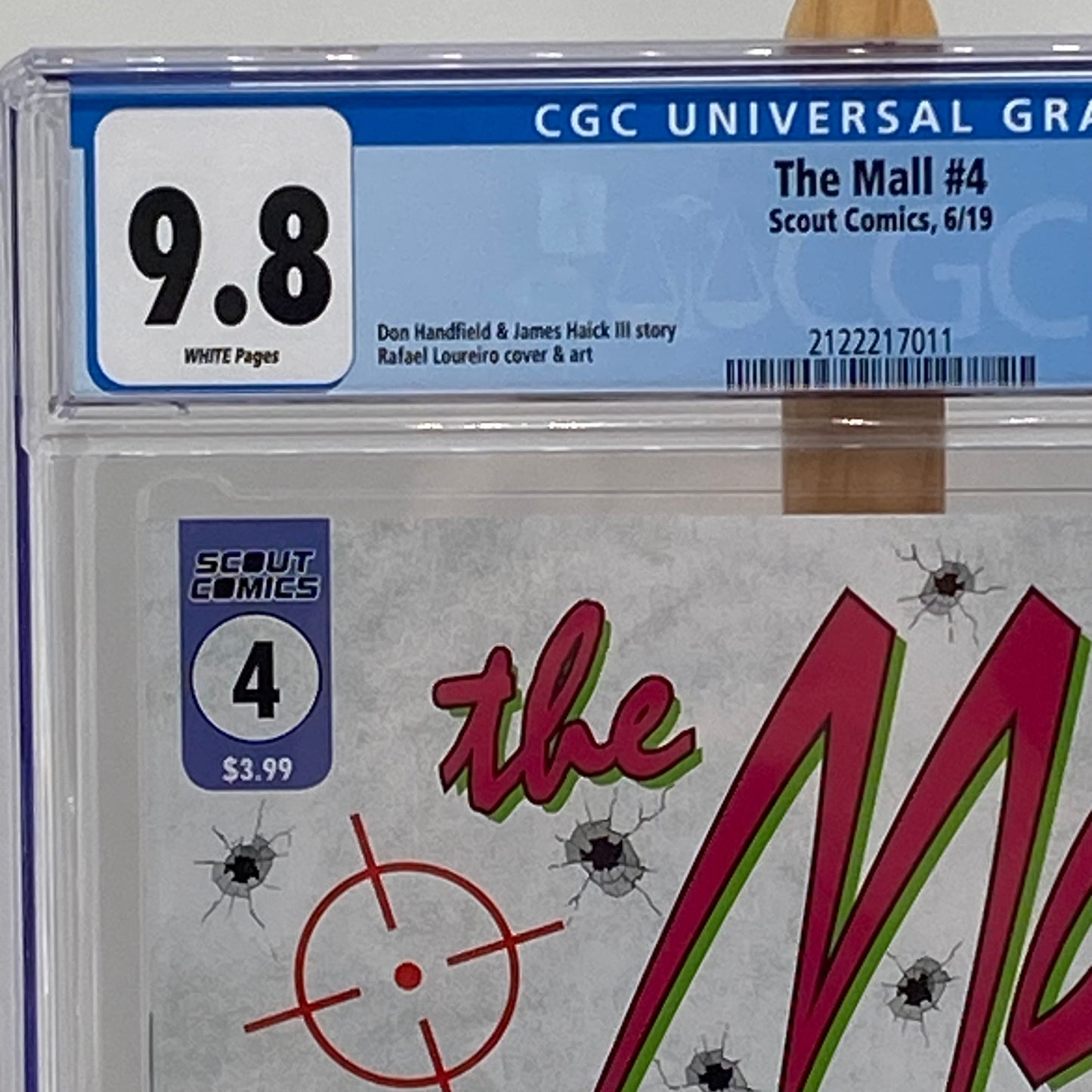 The Mall #4 Graded 9.8 CGC Comic Book Scout Comics