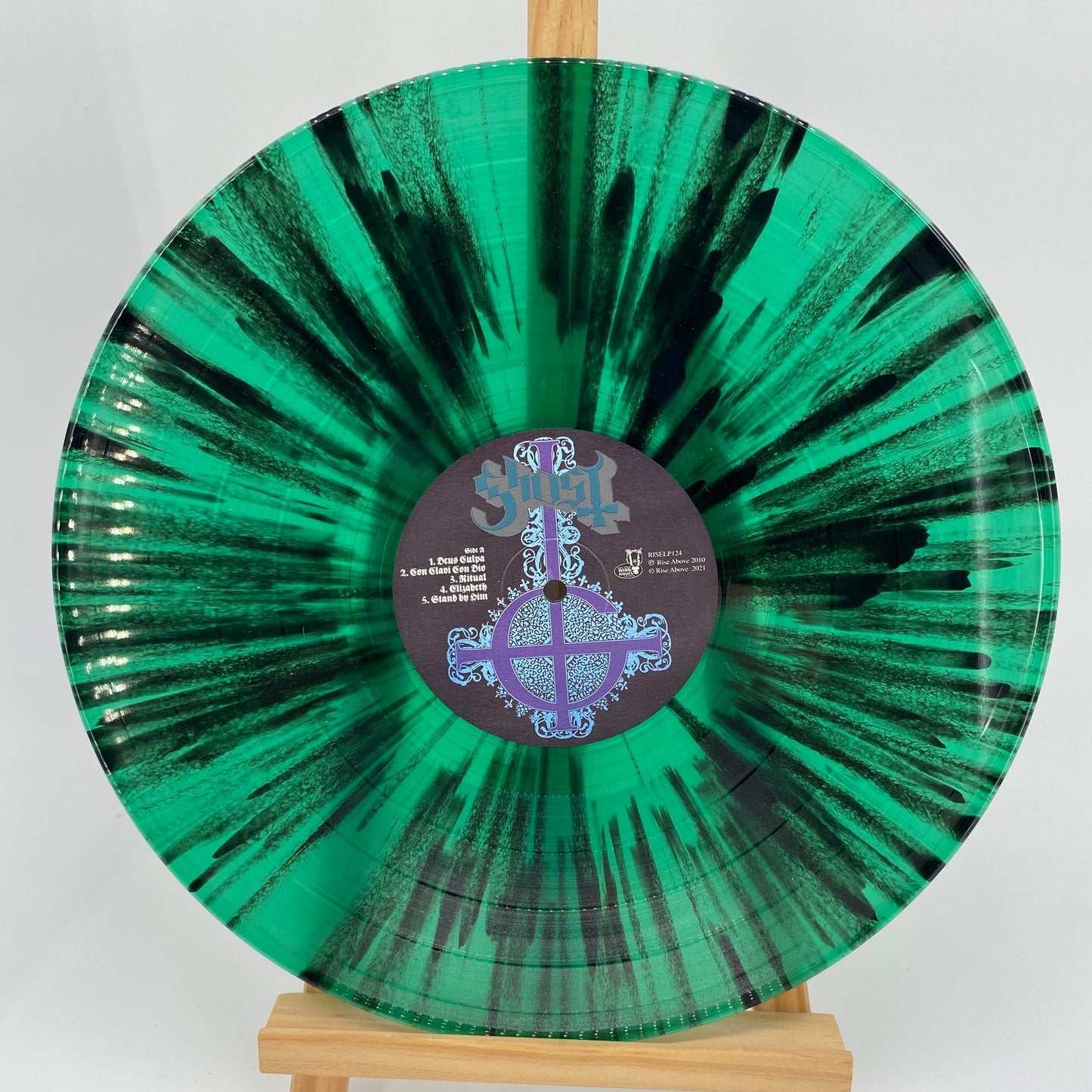 Ghost: Opvs Opus Eponymous Green & Black Splatter LP Gatefold Vinyl Record Rise Above