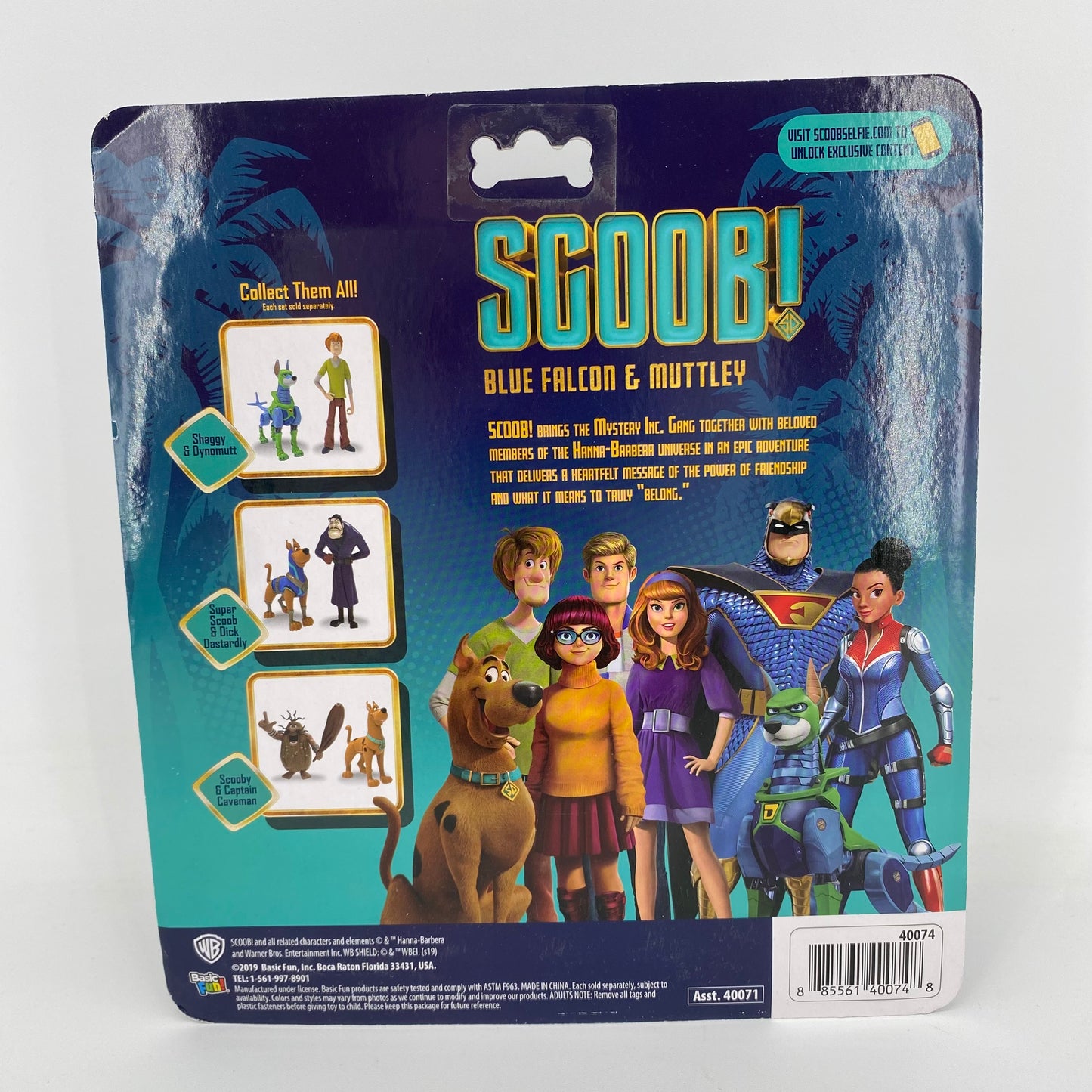 Scoob! Blue Falcon and Muttley Figures SCOOBY-DOO ERROR CARD!