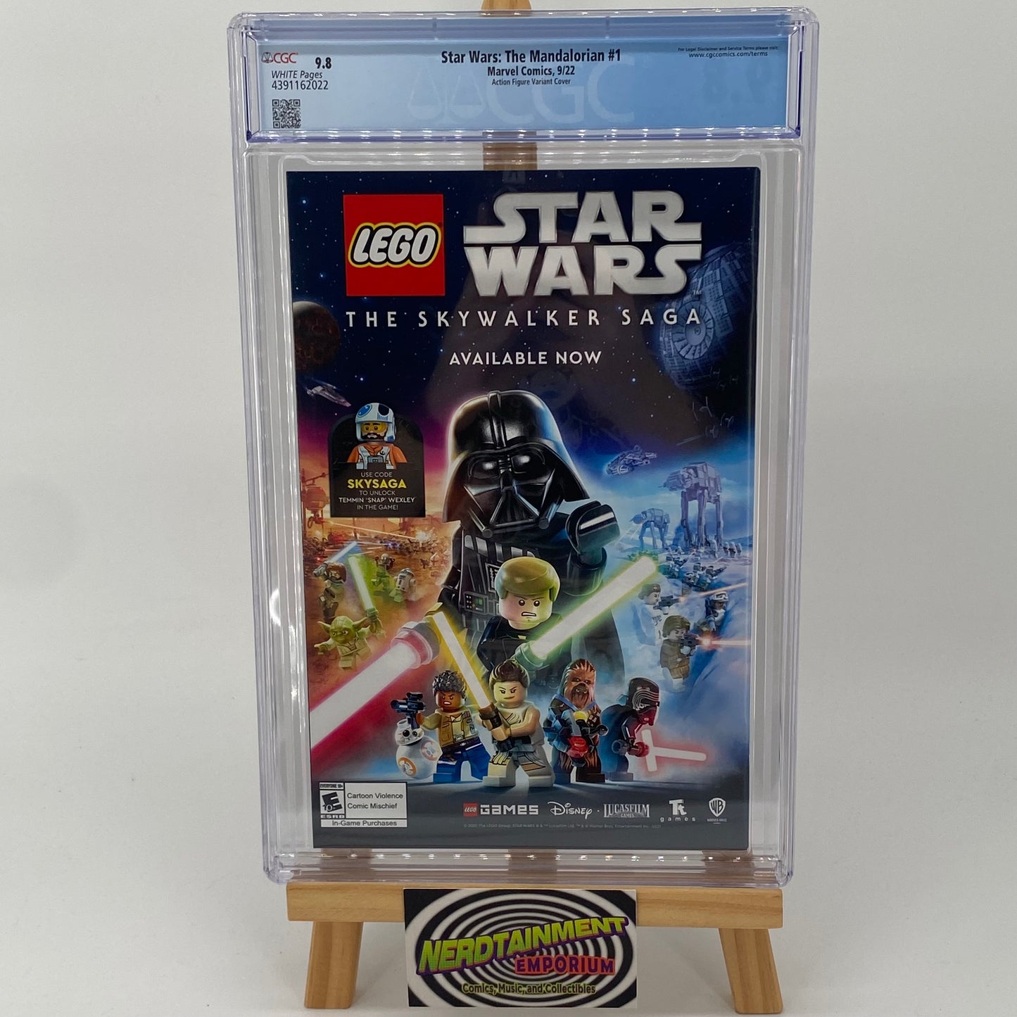 Star Wars: The Mandalorian #1 Graded 9.8 CGC Marvel Comic Book Toy Variant (Copy)