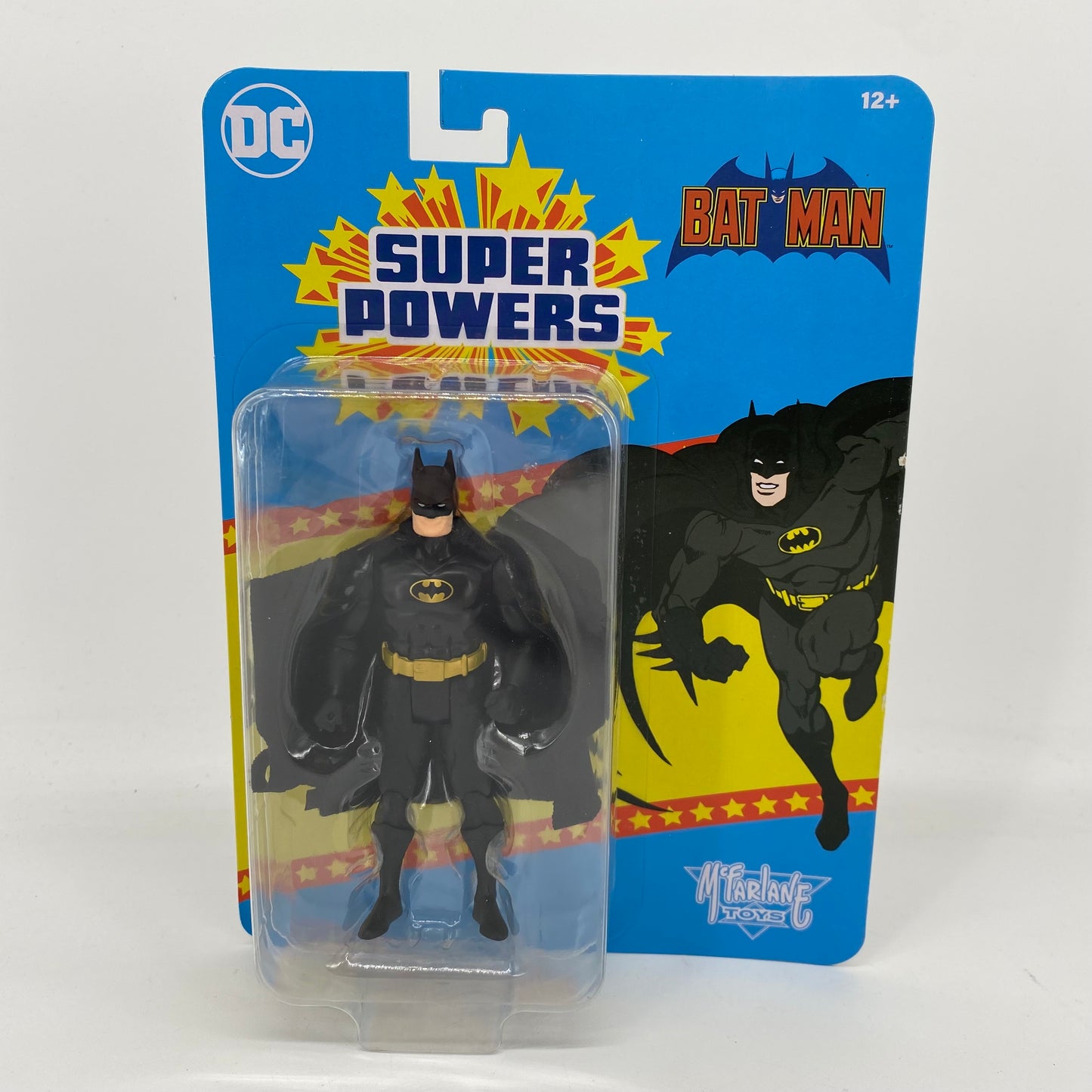 Super Powers BATMAN Black Suit 4" Figure Michael Keaton 1989 Style McFarlane DC