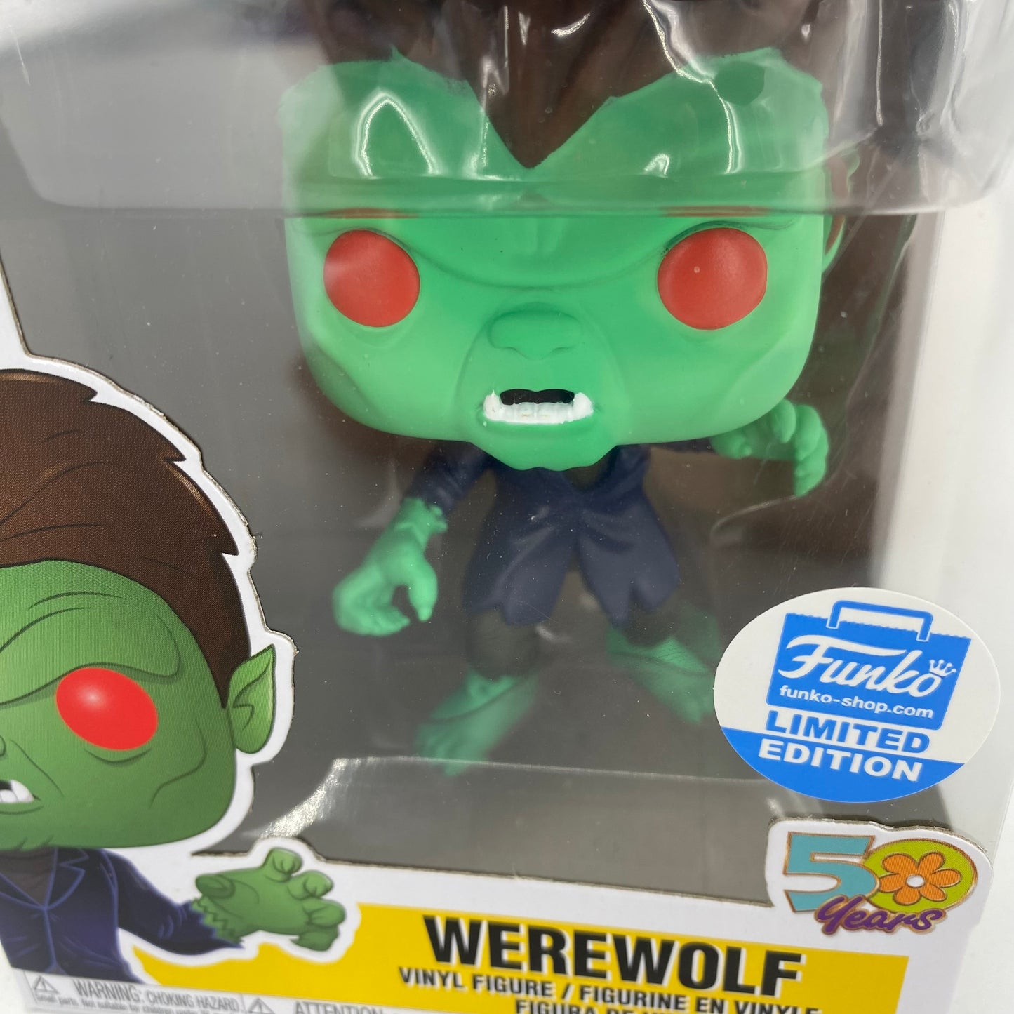 Funko Pop! Vinyl: Scooby-Doo - Werewolf - Funko(Exclusive) #631 W/ Pop Protector