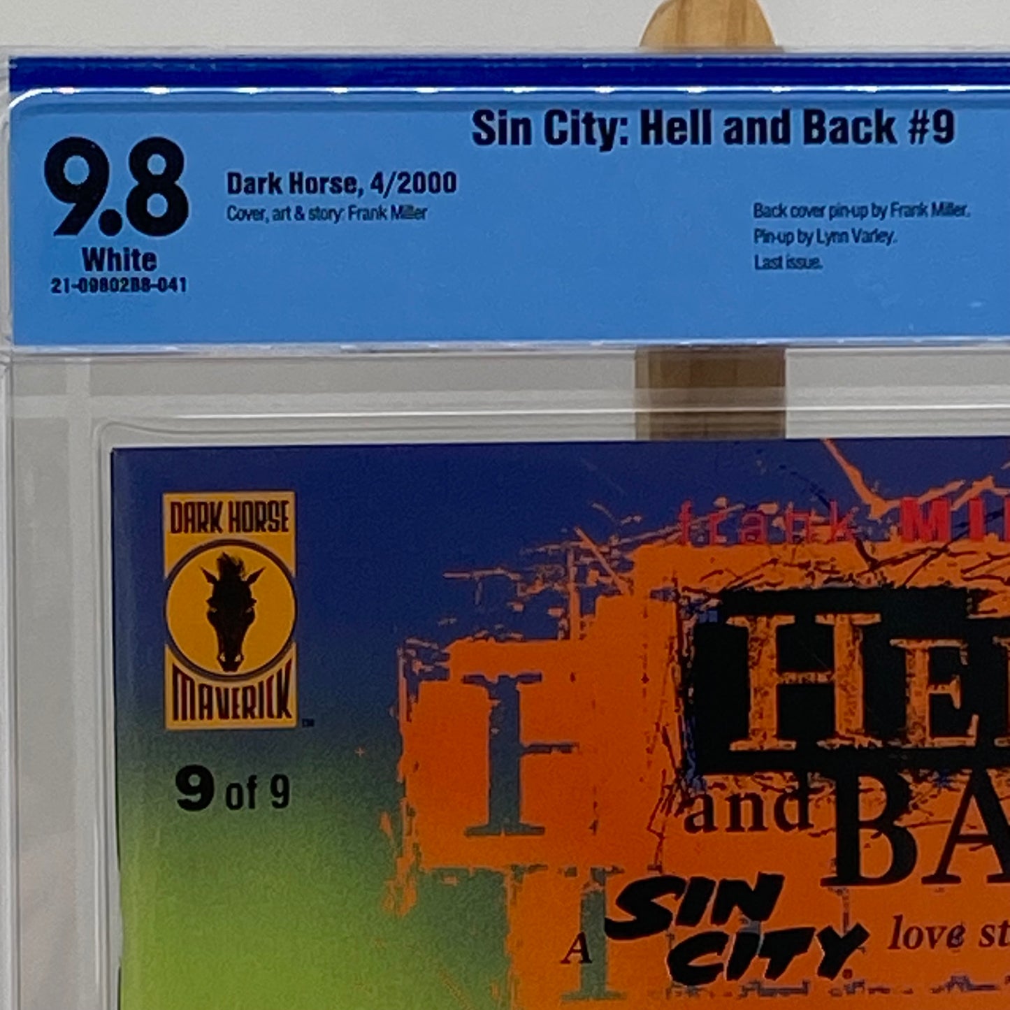 Sin City: Hell and Back #9 Graded 9.8 Comic Book CBCS Dark Horse Comics Frank Miller