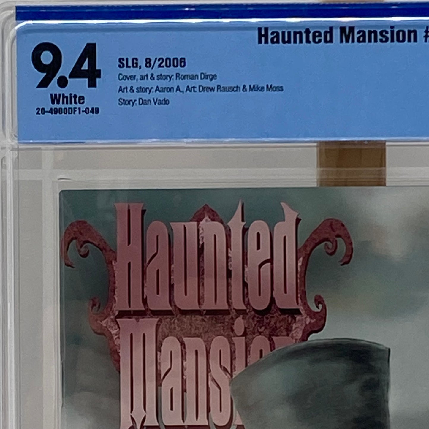 Haunted Mansion #4 Graded 9.4 Comic Book CBCS SLG Comics Disney
