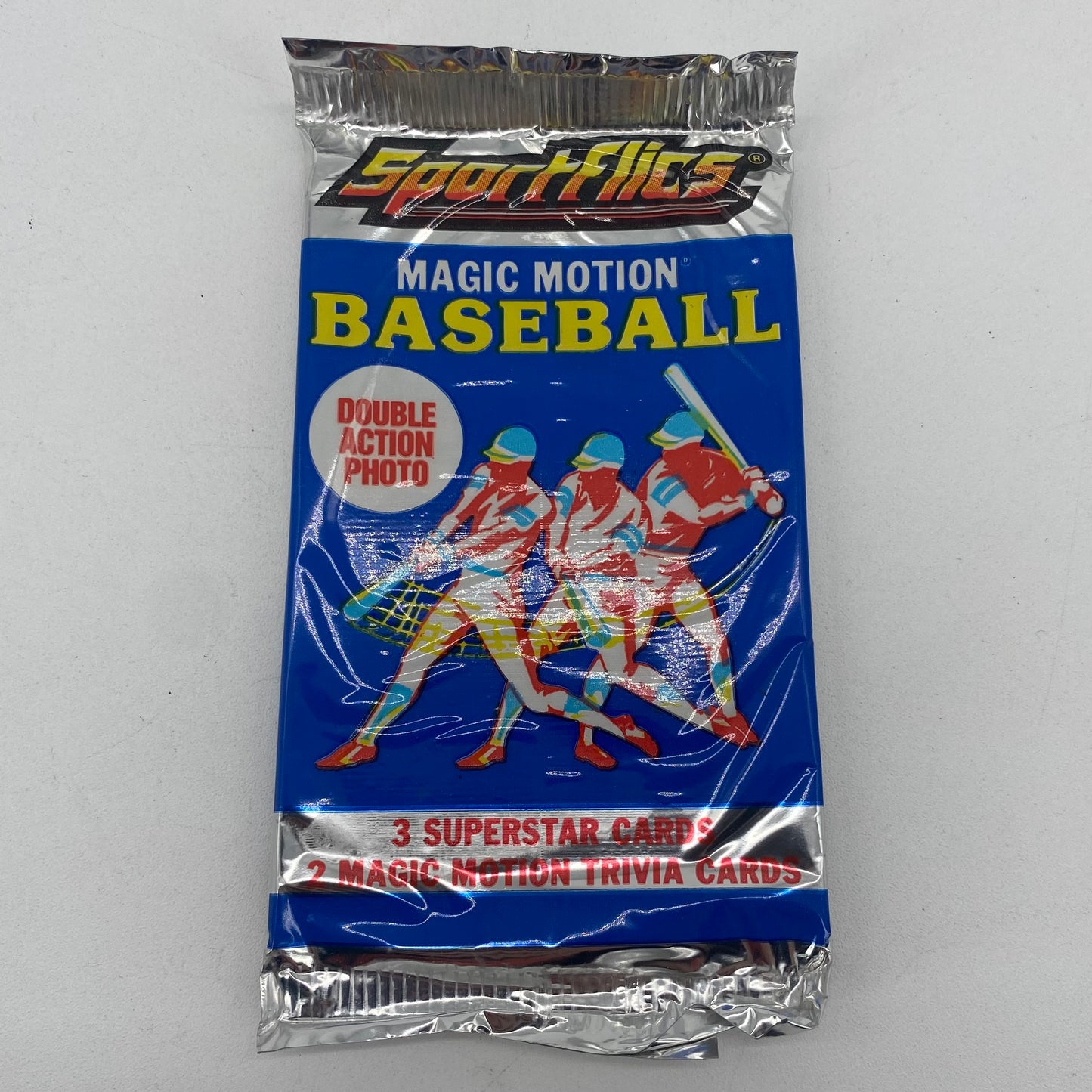 Sportflics Magic Motion Baseball Single Card Pack 5 Cards New SEALED