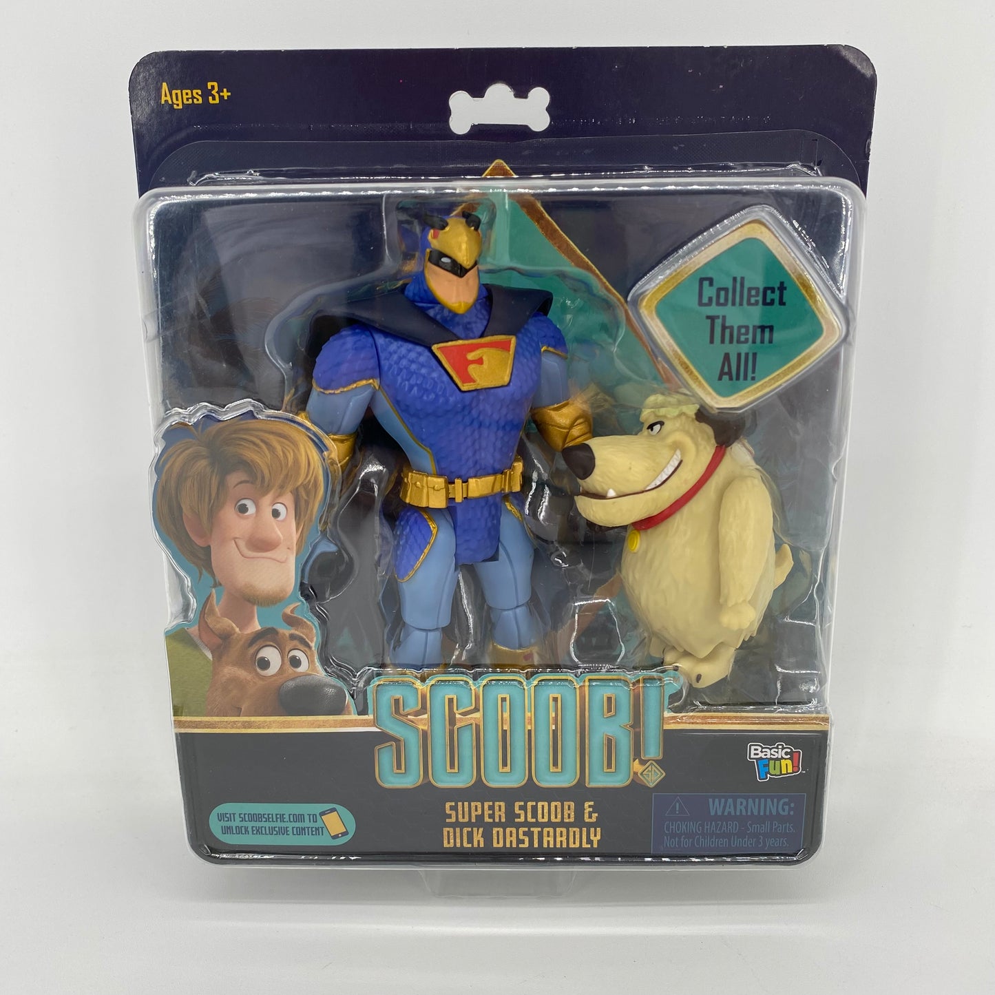 Scoob! Blue Falcon and Muttley Figures SCOOBY-DOO ERROR CARD!