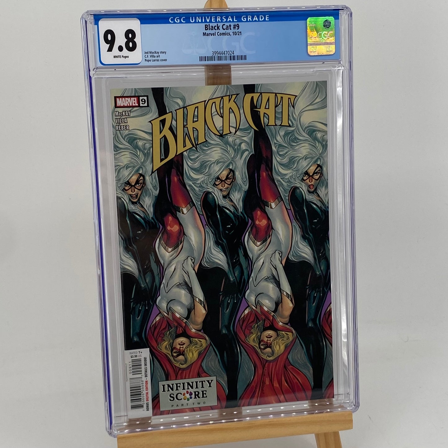Black Cat #9 Graded 9.8 CGC Comic Book Marvel Comics Infinity Score