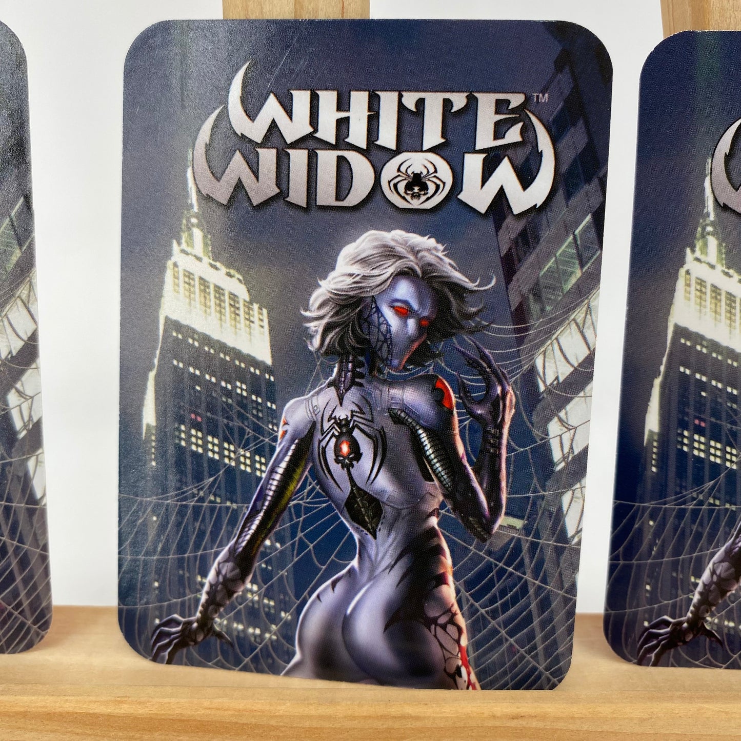 White Widow Collectible Foil Card Set of 3 Kickstarter Exclusive NEW Comic Book