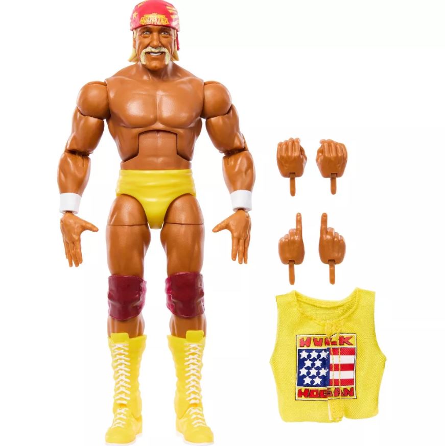 WWE Hulk Hogan Elite Series 24 Action Figure NIB WWF