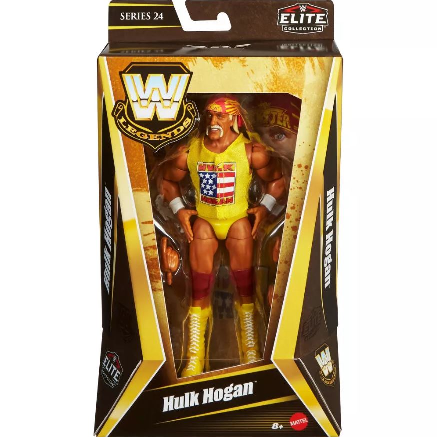 WWE Hulk Hogan Elite Series 24 Action Figure NIB WWF