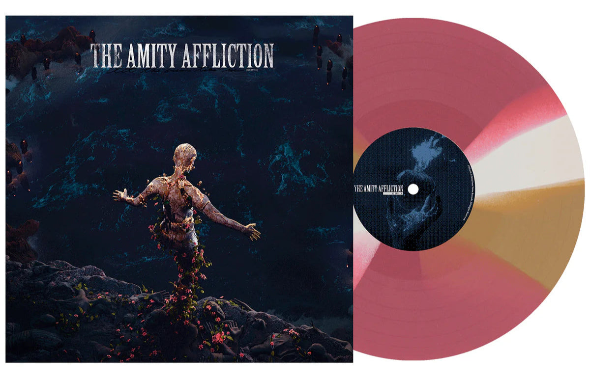The Amity Affliction Let The Ocean Take Me (Redux) Bone Brown & Oxblood Vinyl