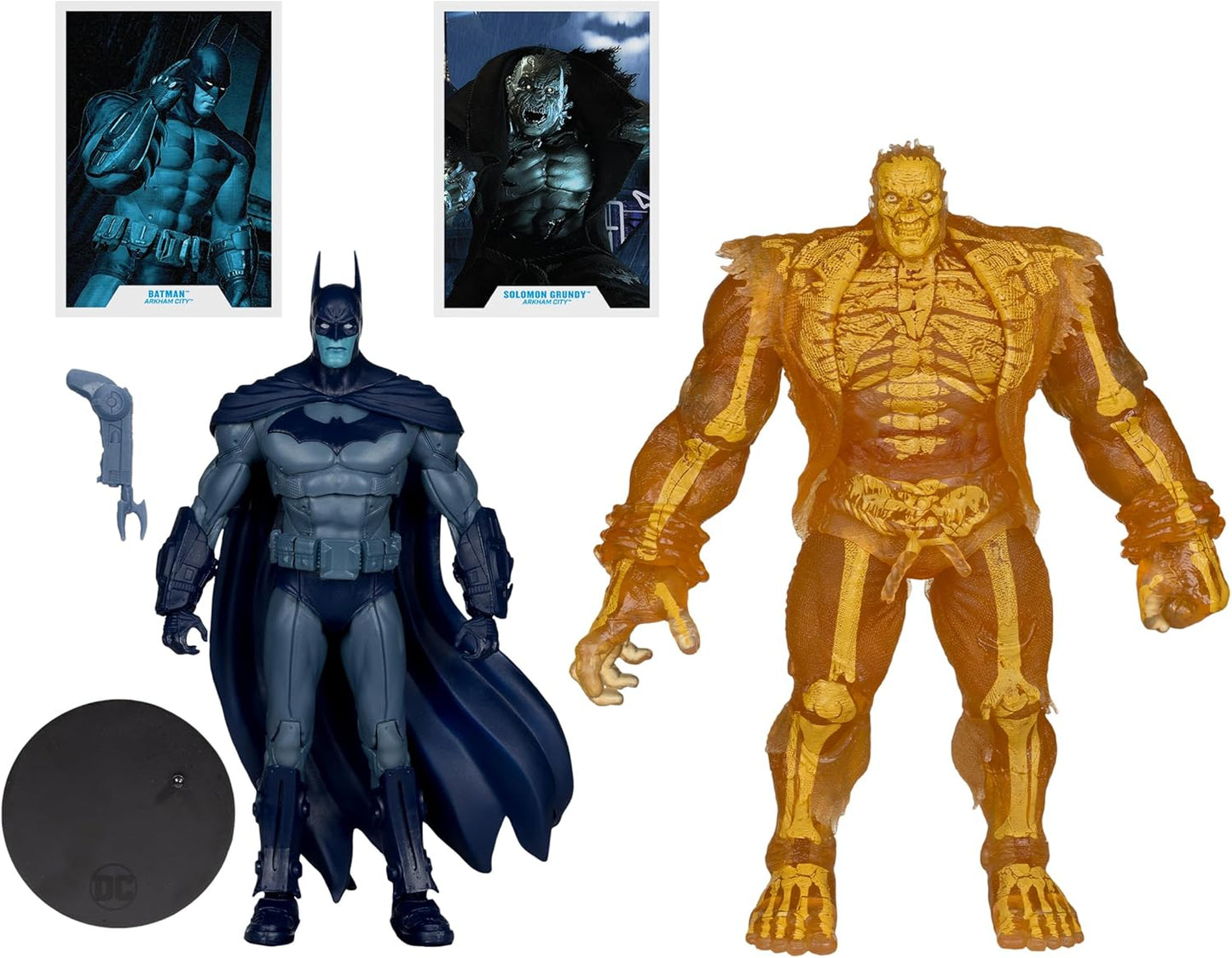Batman & Solomon Grundy McFarlane Toys DC Multiverse (Arkham City) 7in Action Figure and Mega Figure 2pk Gold Label