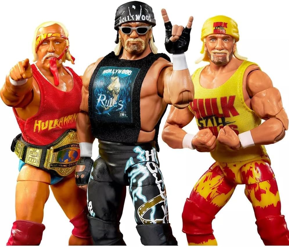 Hulkamania 40th Anniversary Action Figure Set Mattel WWE Elite Collection Hulk Hogan