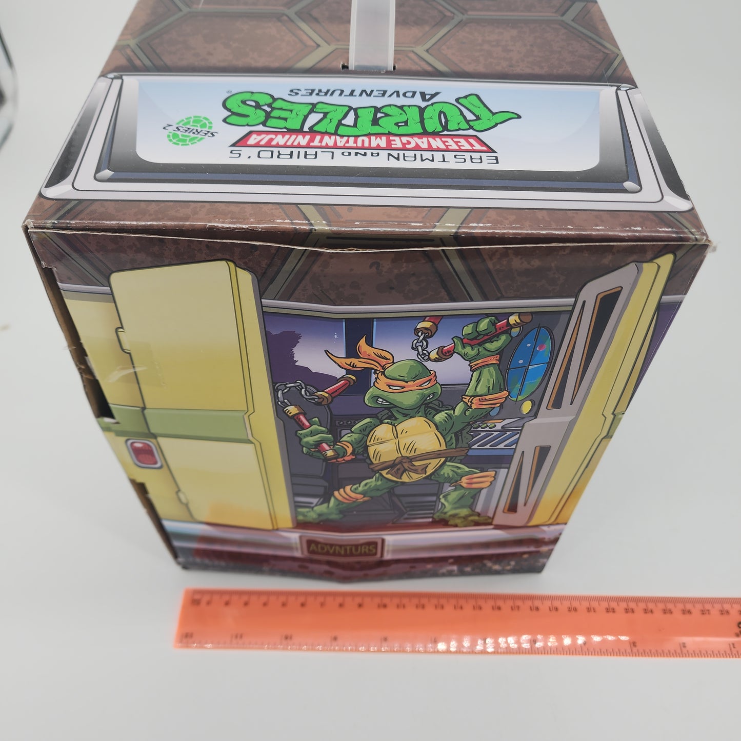 TMNT Box ONLY Splinter Driver Teenage Mutant Ninja Turtles Van NO FIGURES Playmates