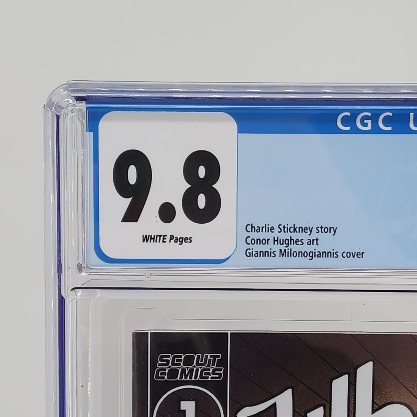 White Ash #1 Graded 9.8 CGC Slab Scout Comics Book HQ Exclusive